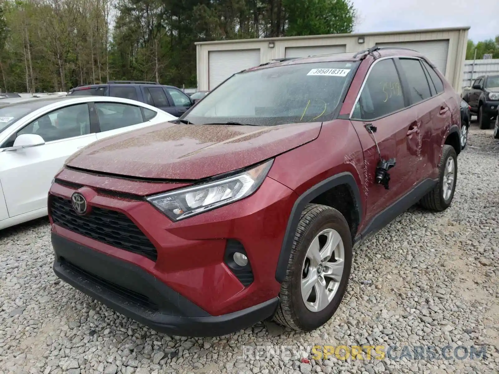 2 Photograph of a damaged car 2T3W1RFV5KW019608 TOYOTA RAV4 2019