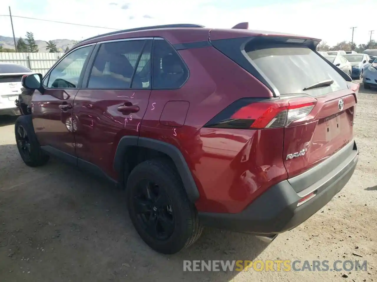 2 Photograph of a damaged car 2T3W1RFV5KW052219 TOYOTA RAV4 2019