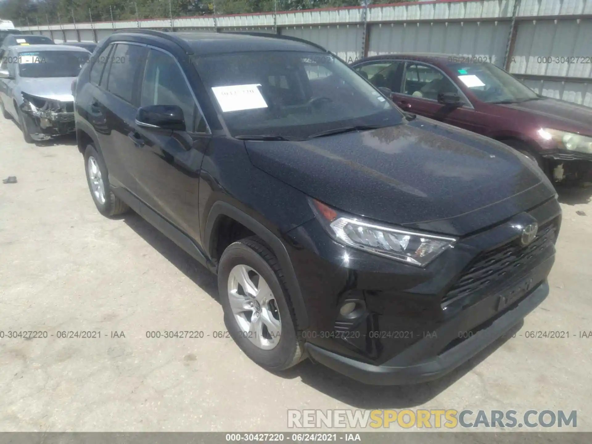 1 Photograph of a damaged car 2T3W1RFV6KC007646 TOYOTA RAV4 2019