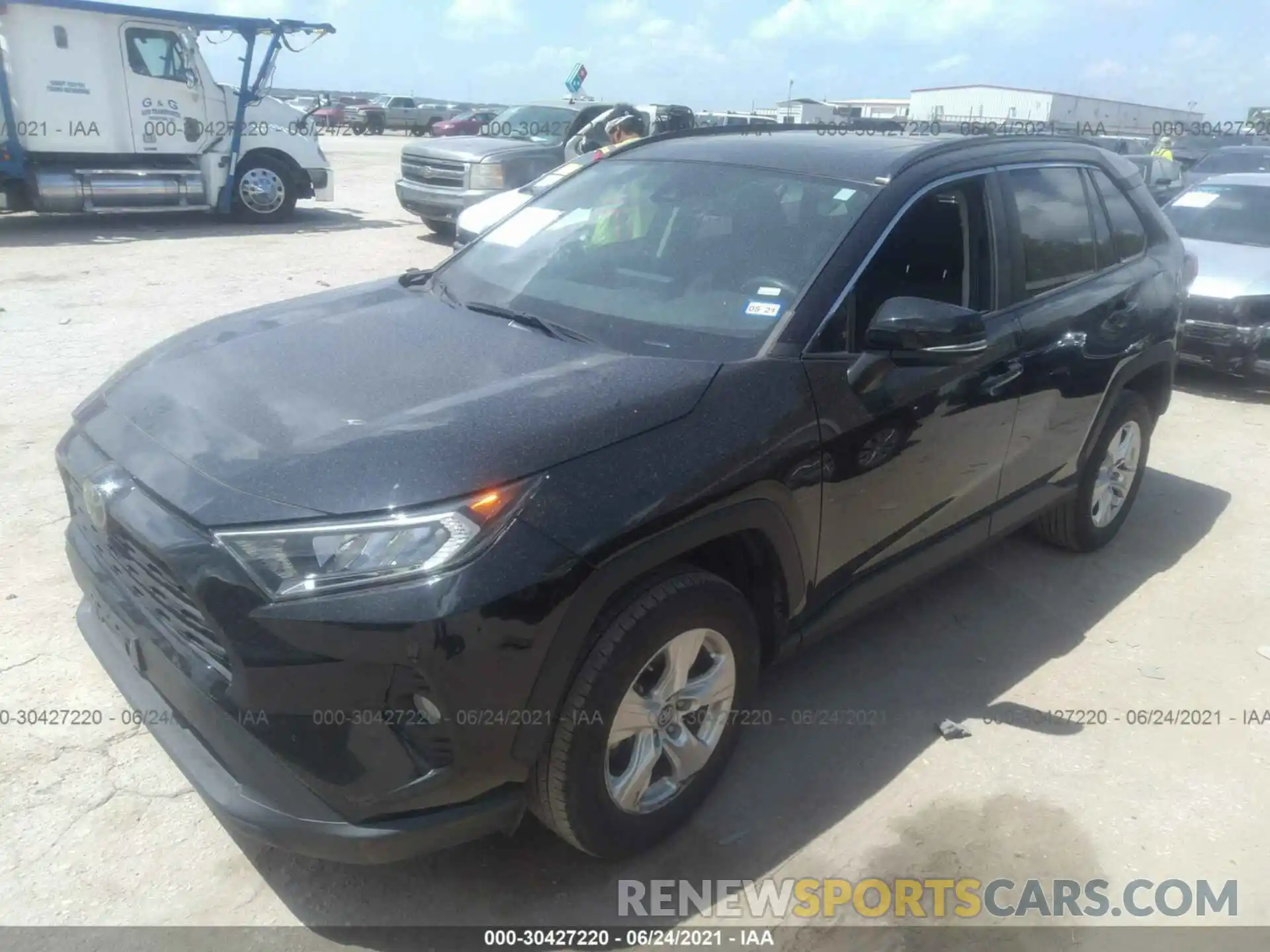 2 Photograph of a damaged car 2T3W1RFV6KC007646 TOYOTA RAV4 2019