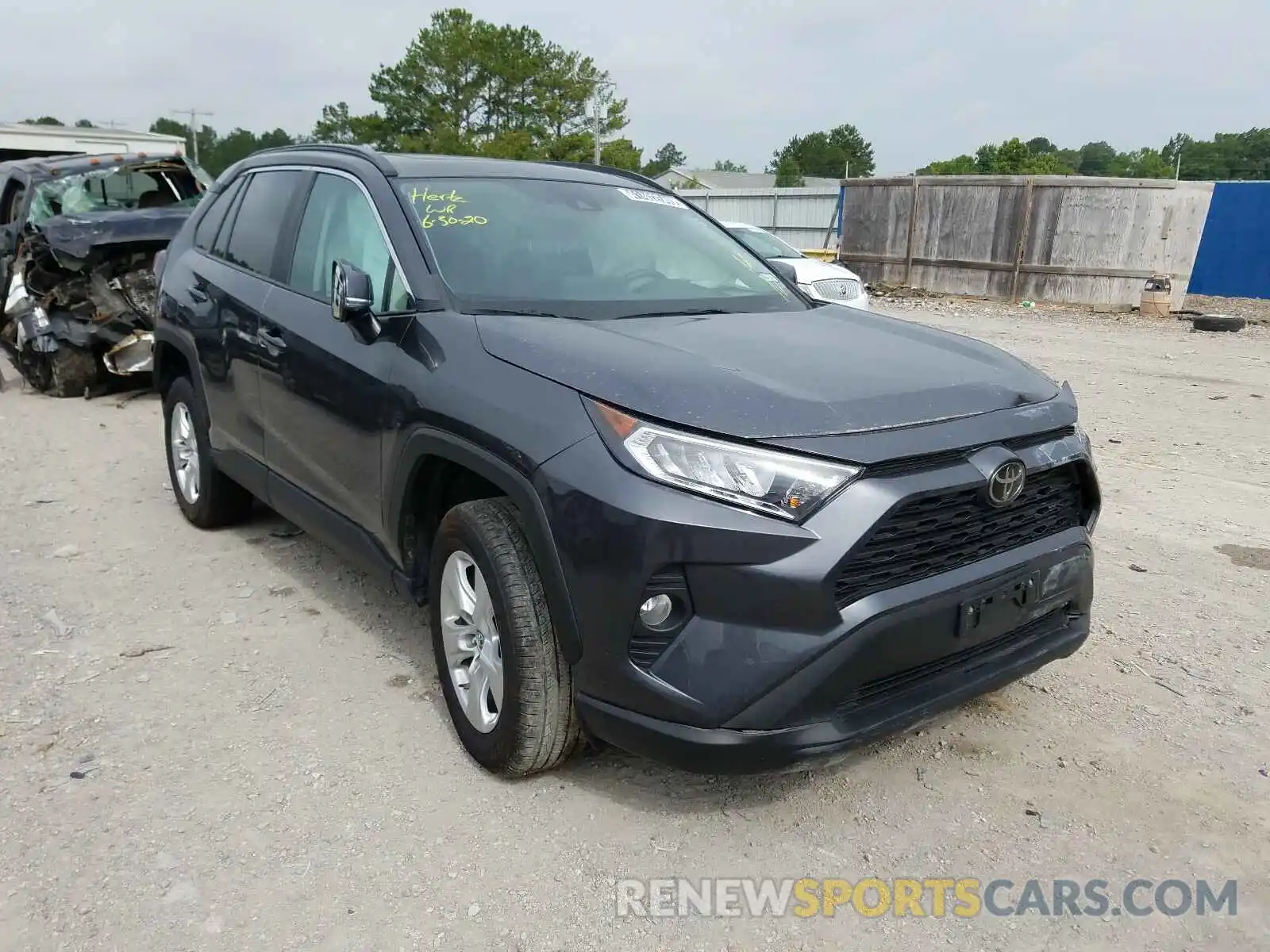 1 Photograph of a damaged car 2T3W1RFV6KC009929 TOYOTA RAV4 2019