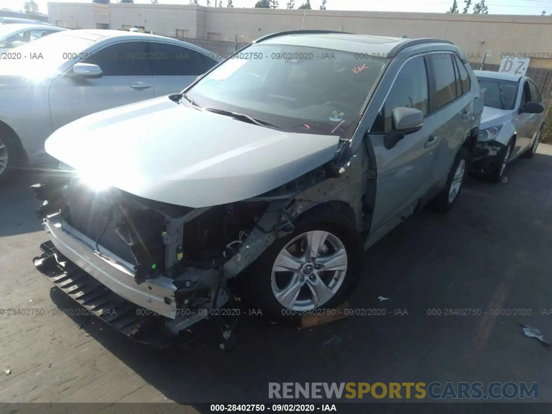 2 Photograph of a damaged car 2T3W1RFV6KC026651 TOYOTA RAV4 2019