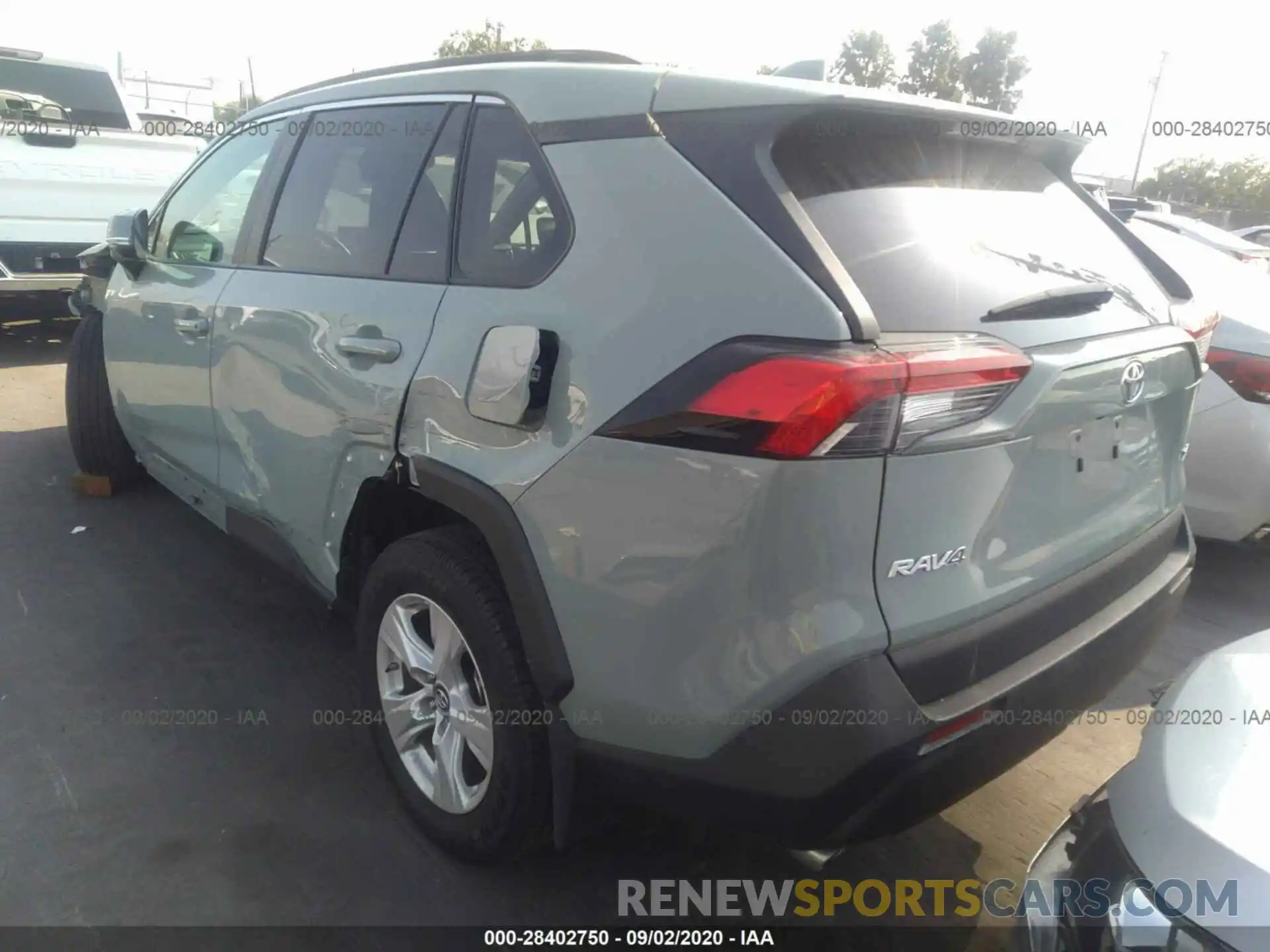 3 Photograph of a damaged car 2T3W1RFV6KC026651 TOYOTA RAV4 2019