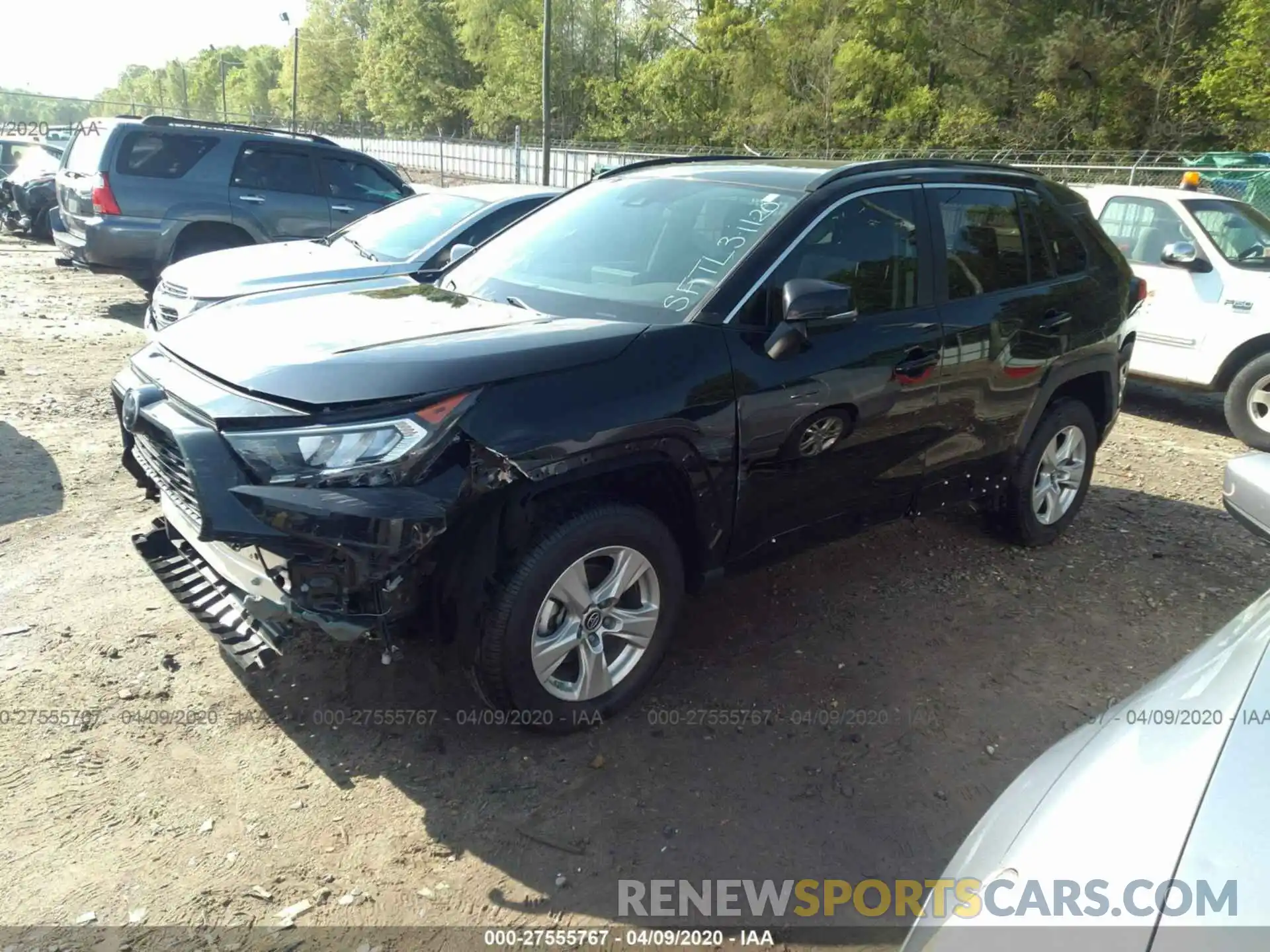 2 Photograph of a damaged car 2T3W1RFV6KC026956 TOYOTA RAV4 2019