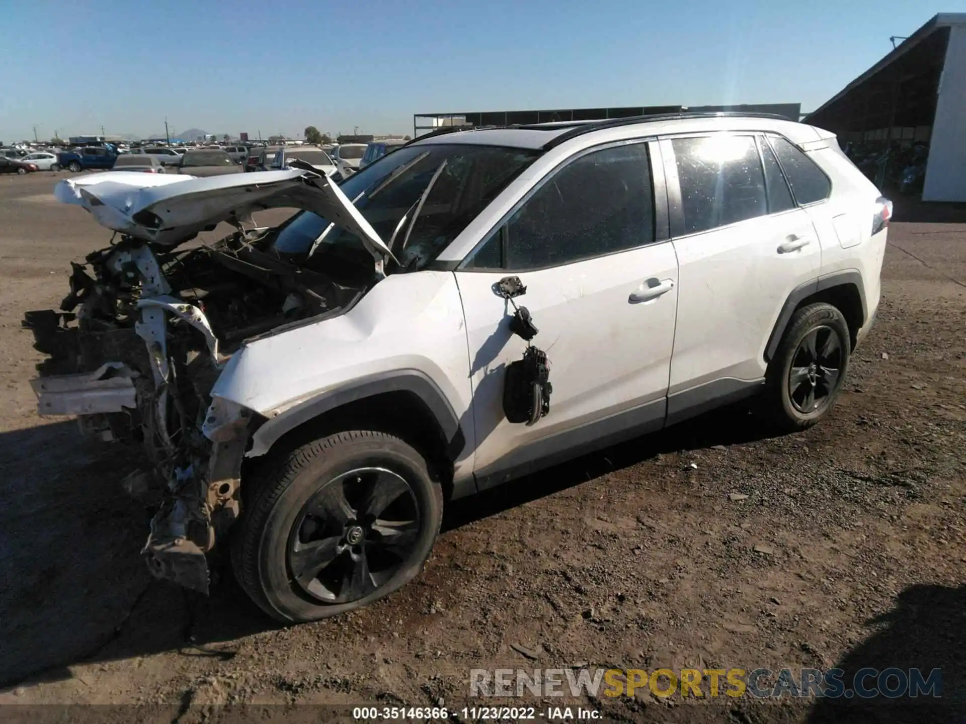 2 Photograph of a damaged car 2T3W1RFV6KW001277 TOYOTA RAV4 2019