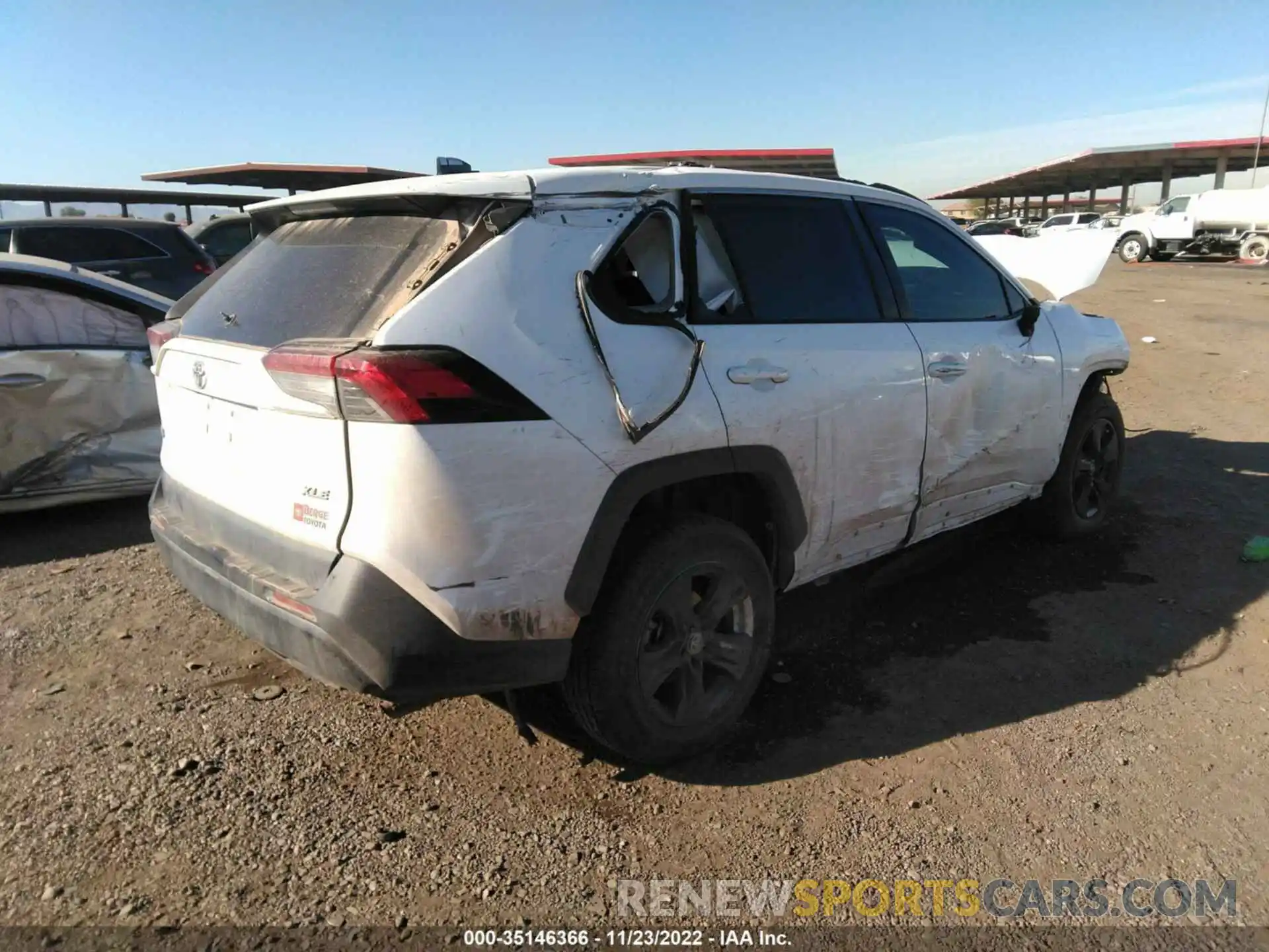 4 Photograph of a damaged car 2T3W1RFV6KW001277 TOYOTA RAV4 2019