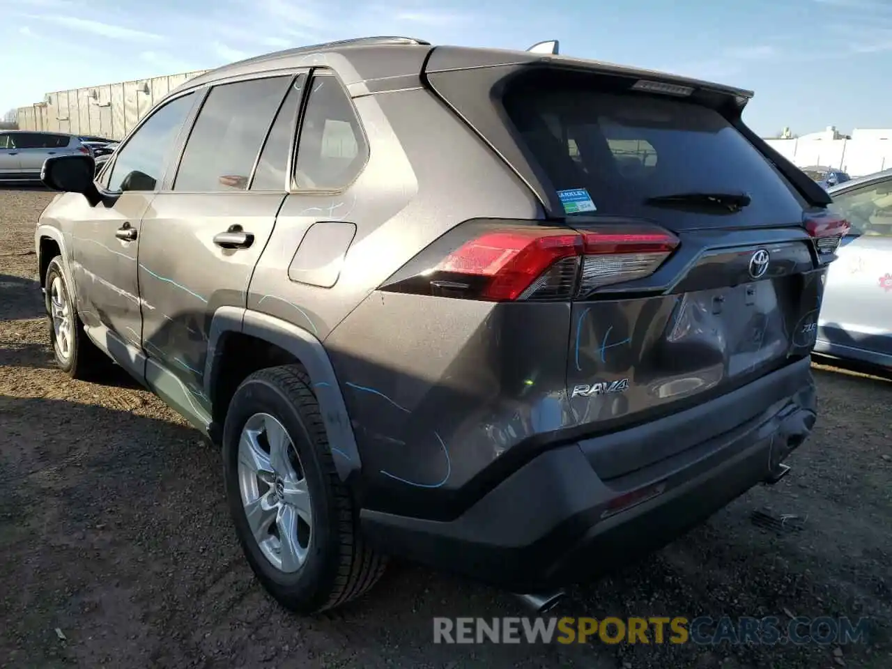 2 Photograph of a damaged car 2T3W1RFV6KW002302 TOYOTA RAV4 2019