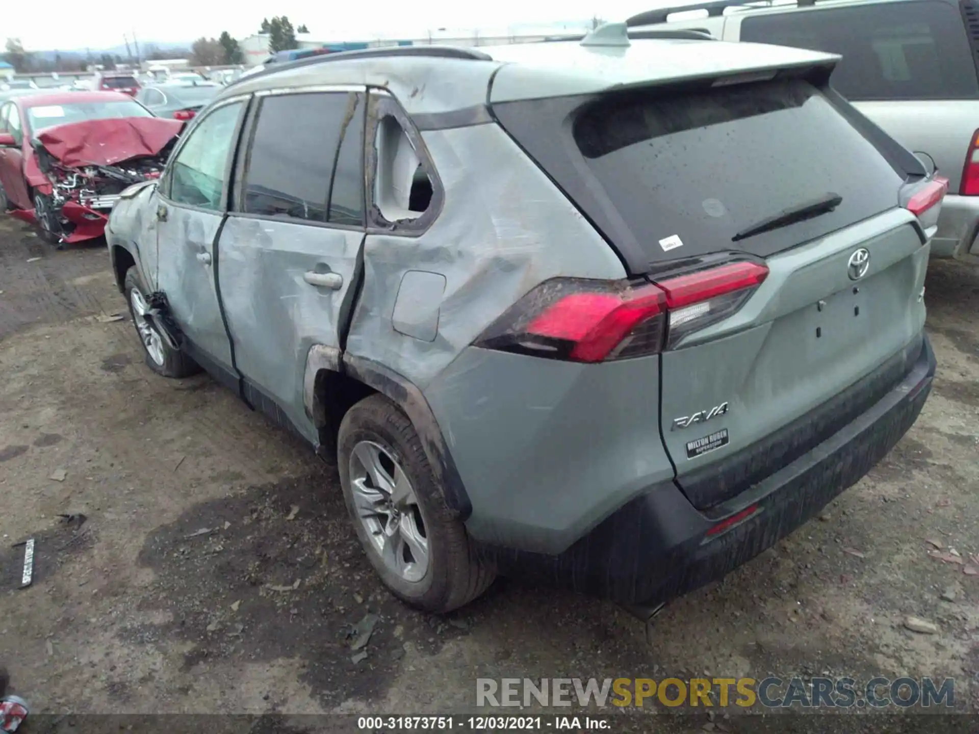 3 Photograph of a damaged car 2T3W1RFV6KW008987 TOYOTA RAV4 2019