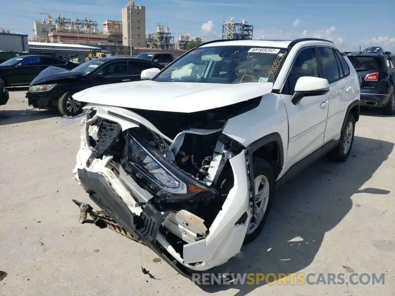 2 Photograph of a damaged car 2T3W1RFV6KW011789 TOYOTA RAV4 2019