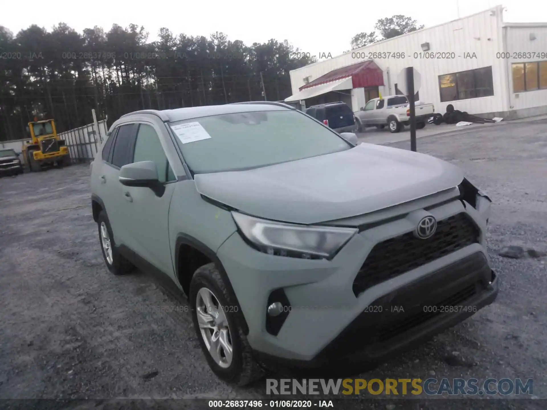 1 Photograph of a damaged car 2T3W1RFV6KW014787 TOYOTA RAV4 2019