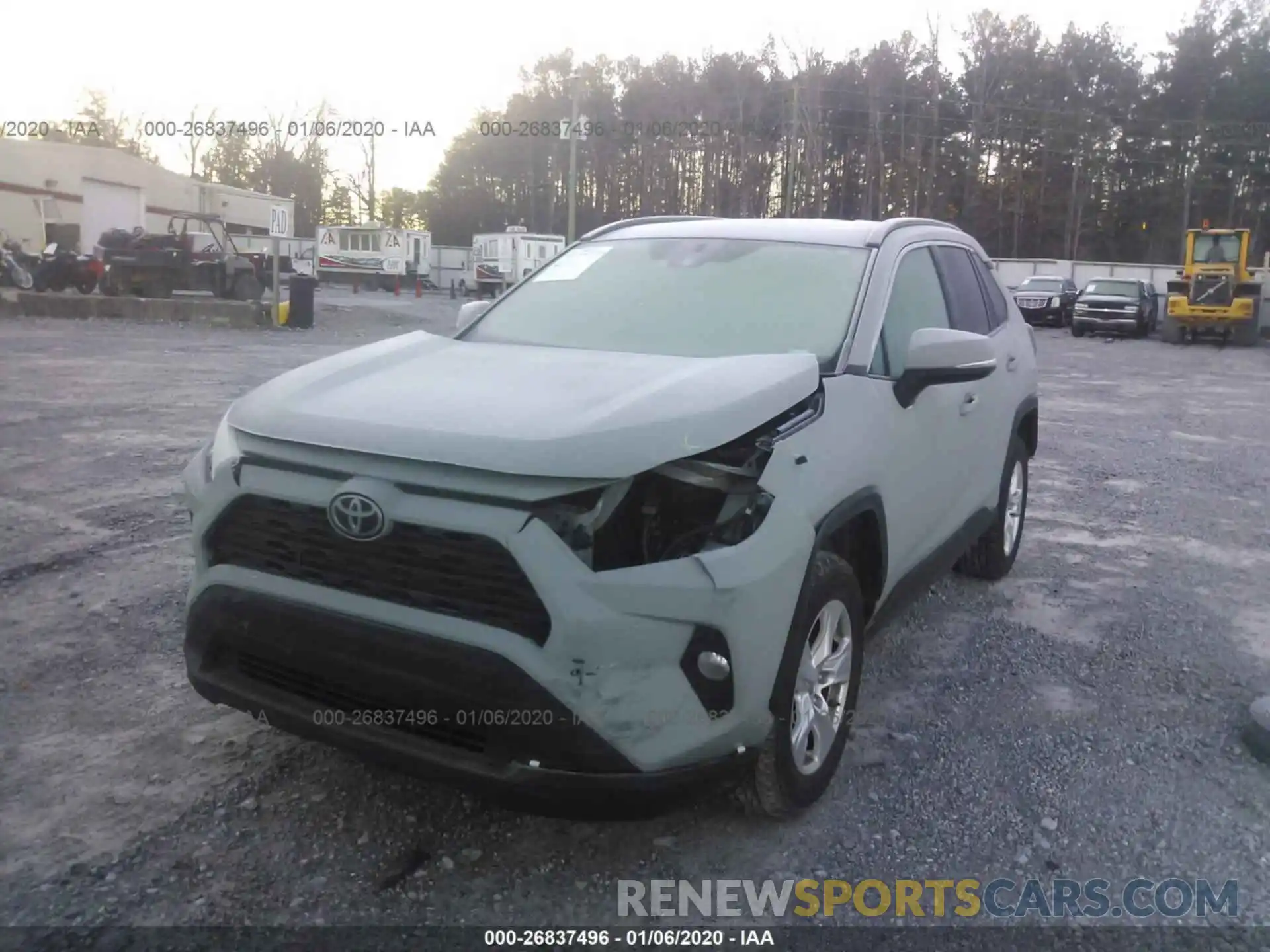 2 Photograph of a damaged car 2T3W1RFV6KW014787 TOYOTA RAV4 2019