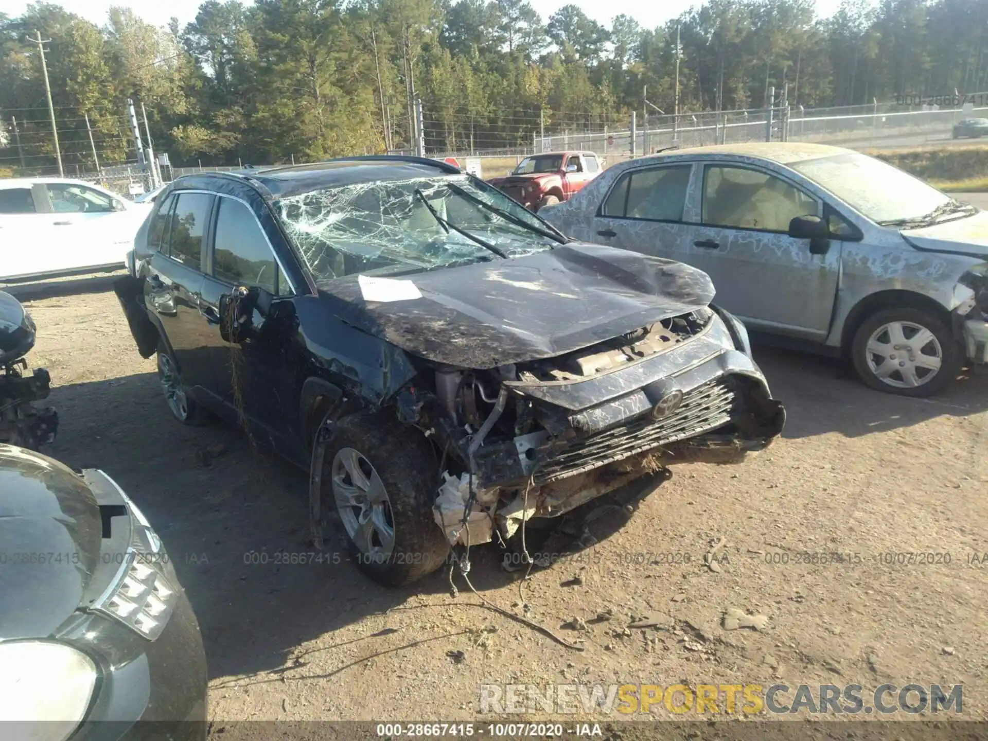 6 Photograph of a damaged car 2T3W1RFV6KW015728 TOYOTA RAV4 2019