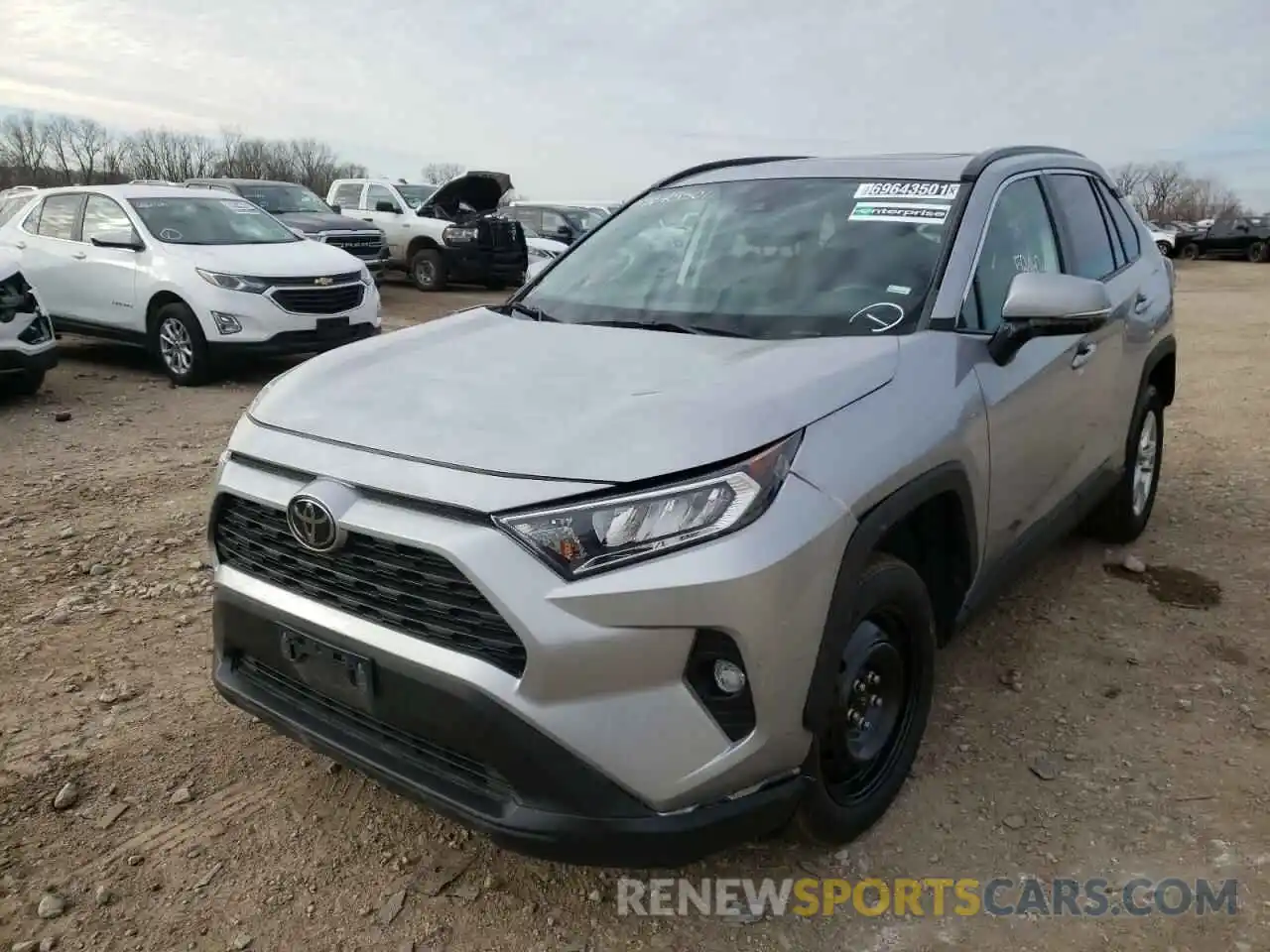 2 Photograph of a damaged car 2T3W1RFV6KW020881 TOYOTA RAV4 2019