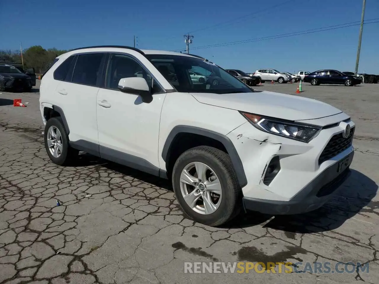 4 Photograph of a damaged car 2T3W1RFV6KW041231 TOYOTA RAV4 2019
