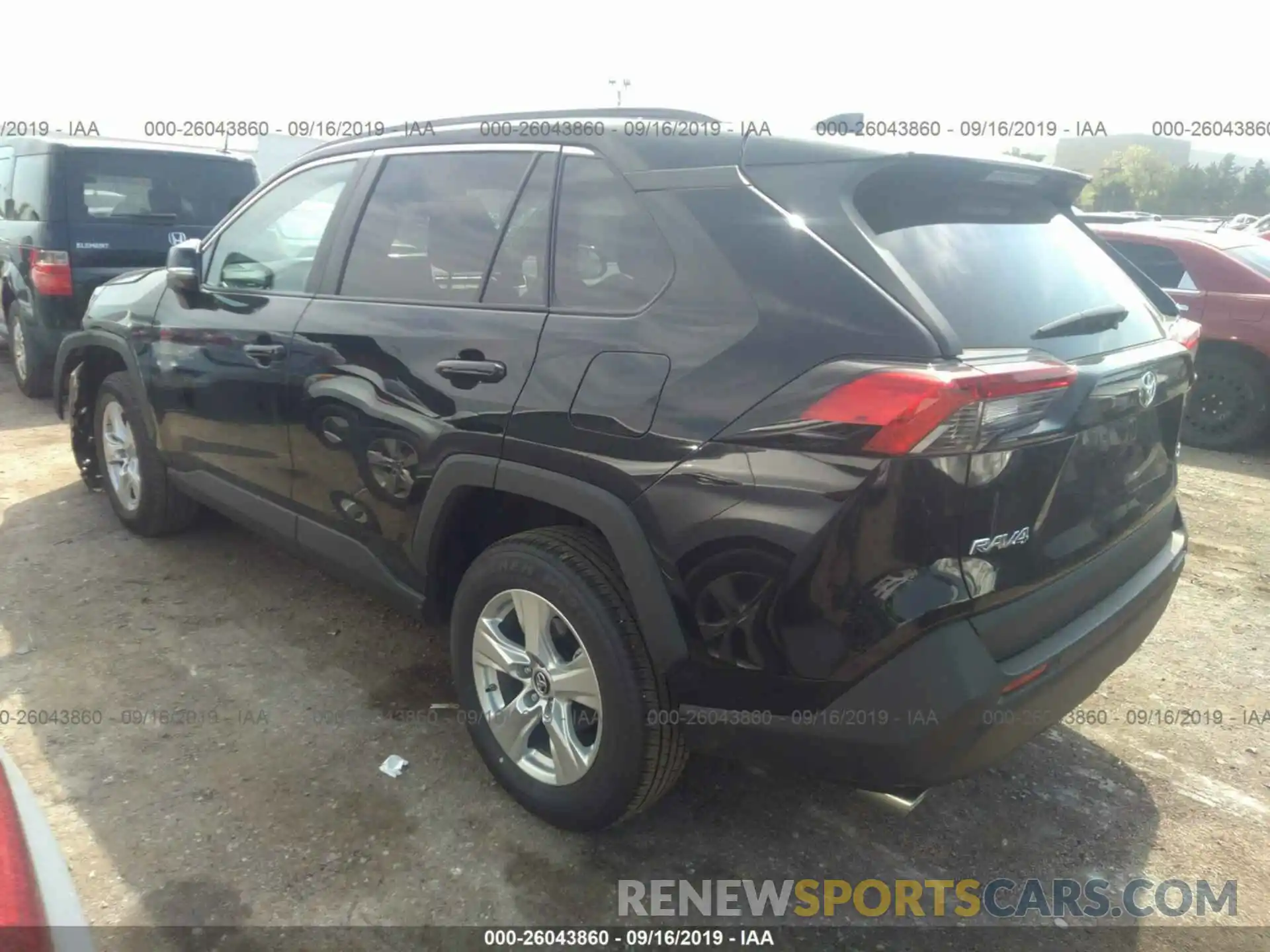 3 Photograph of a damaged car 2T3W1RFV7KC012743 TOYOTA RAV4 2019