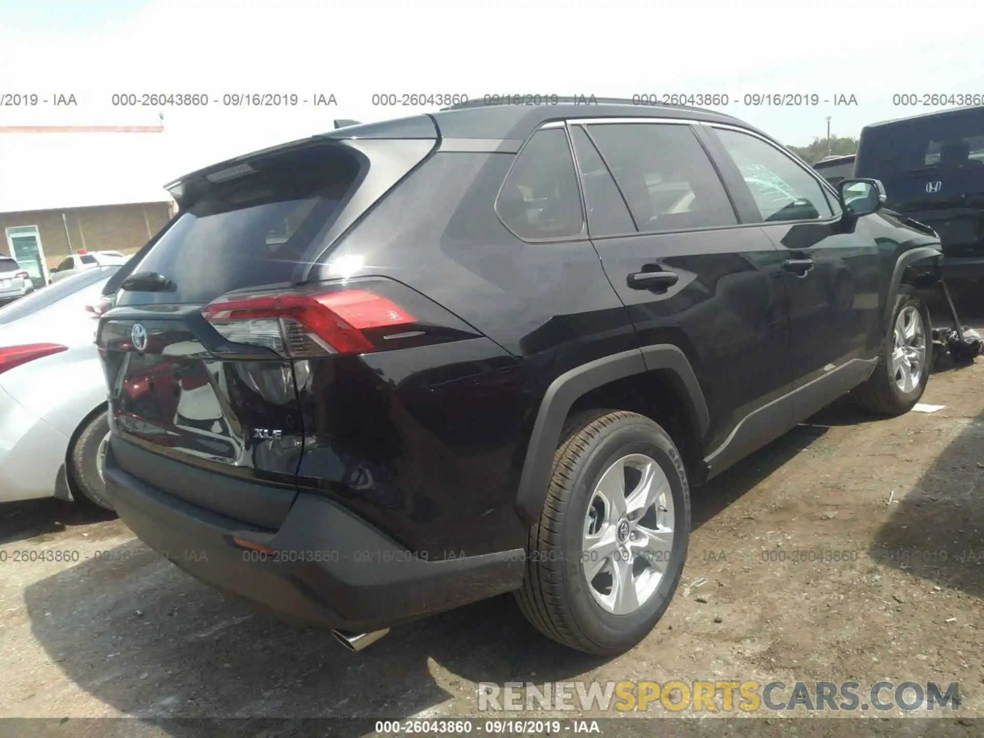 4 Photograph of a damaged car 2T3W1RFV7KC012743 TOYOTA RAV4 2019