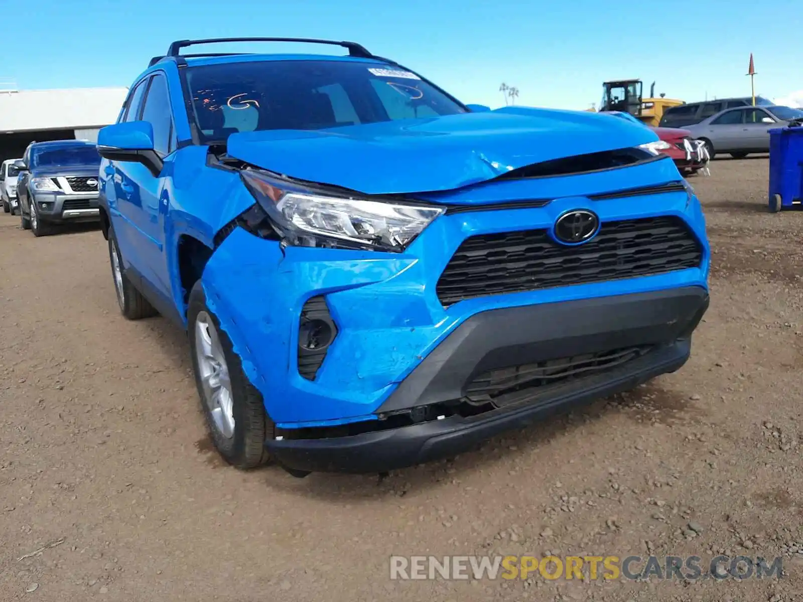 1 Photograph of a damaged car 2T3W1RFV7KC013553 TOYOTA RAV4 2019