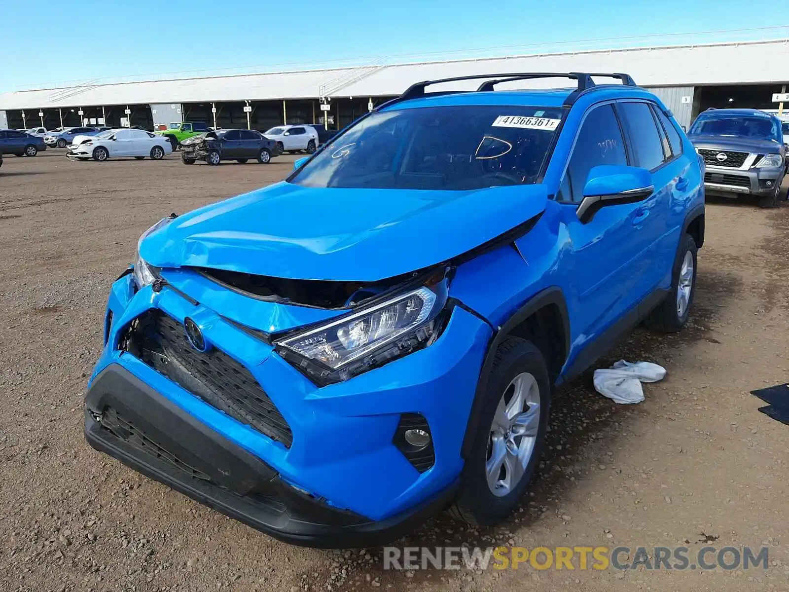 2 Photograph of a damaged car 2T3W1RFV7KC013553 TOYOTA RAV4 2019