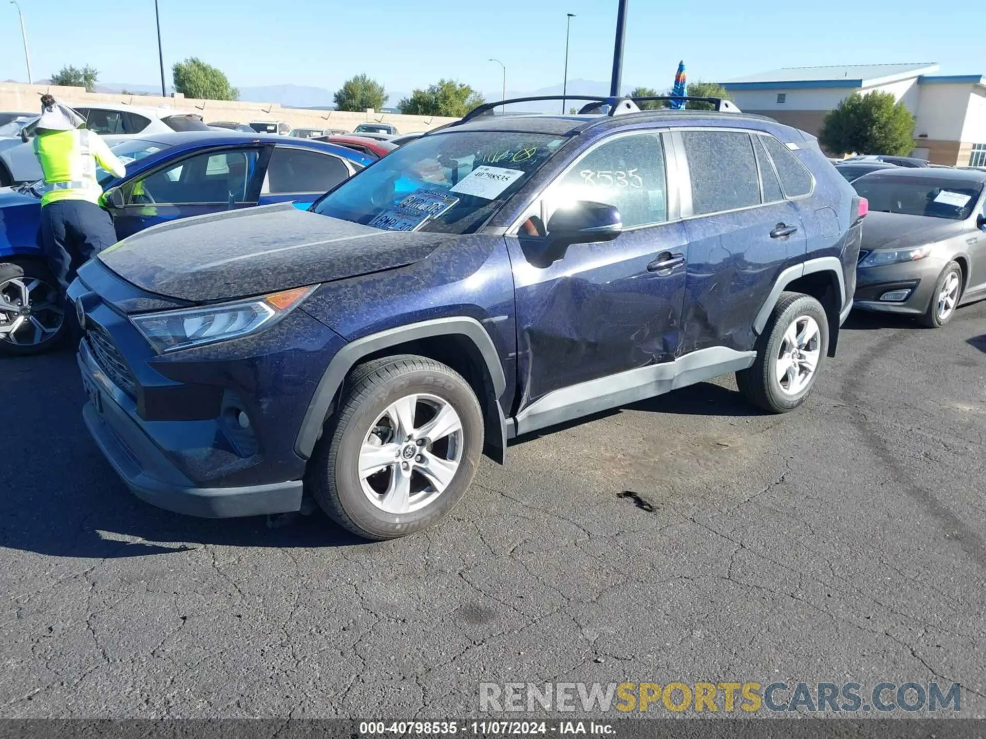 2 Photograph of a damaged car 2T3W1RFV7KC017389 TOYOTA RAV4 2019