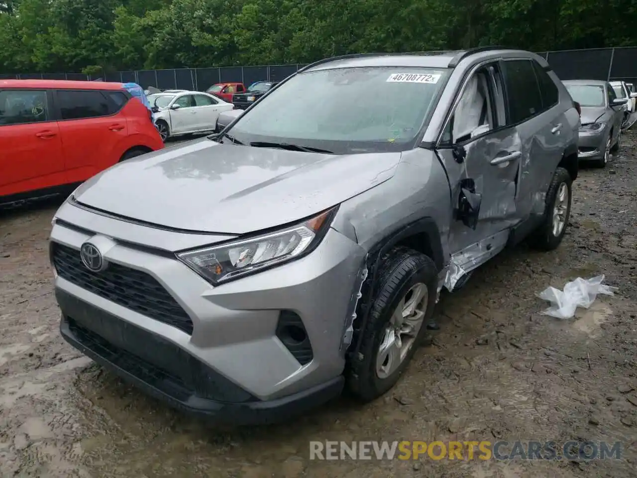 2 Photograph of a damaged car 2T3W1RFV7KC020423 TOYOTA RAV4 2019