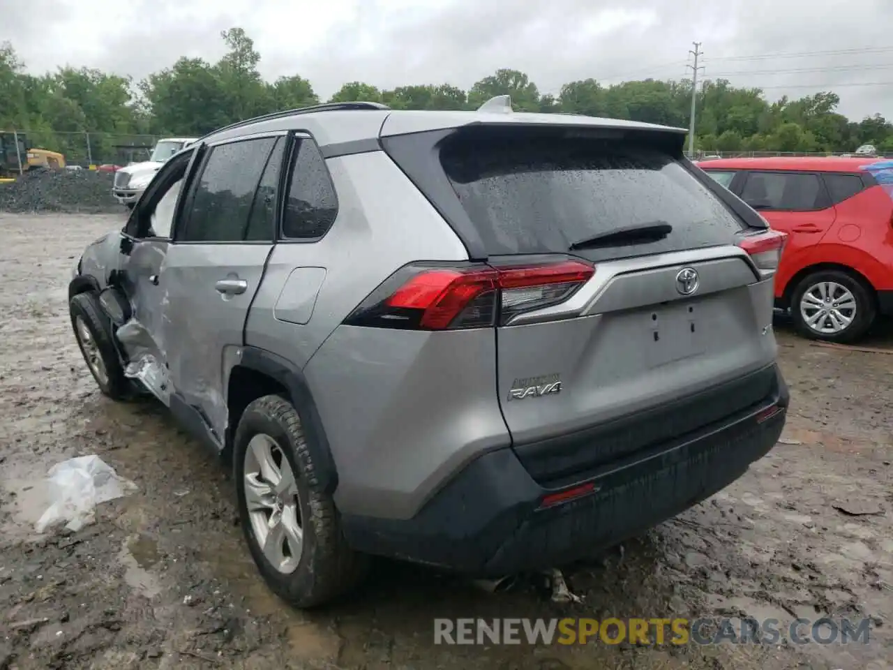 3 Photograph of a damaged car 2T3W1RFV7KC020423 TOYOTA RAV4 2019