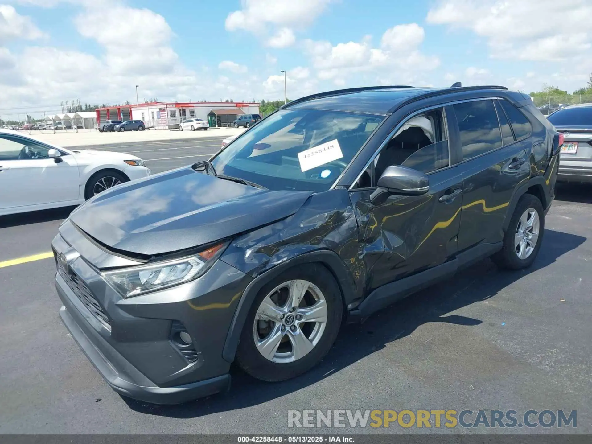2 Photograph of a damaged car 2T3W1RFV7KC023595 TOYOTA RAV4 2019