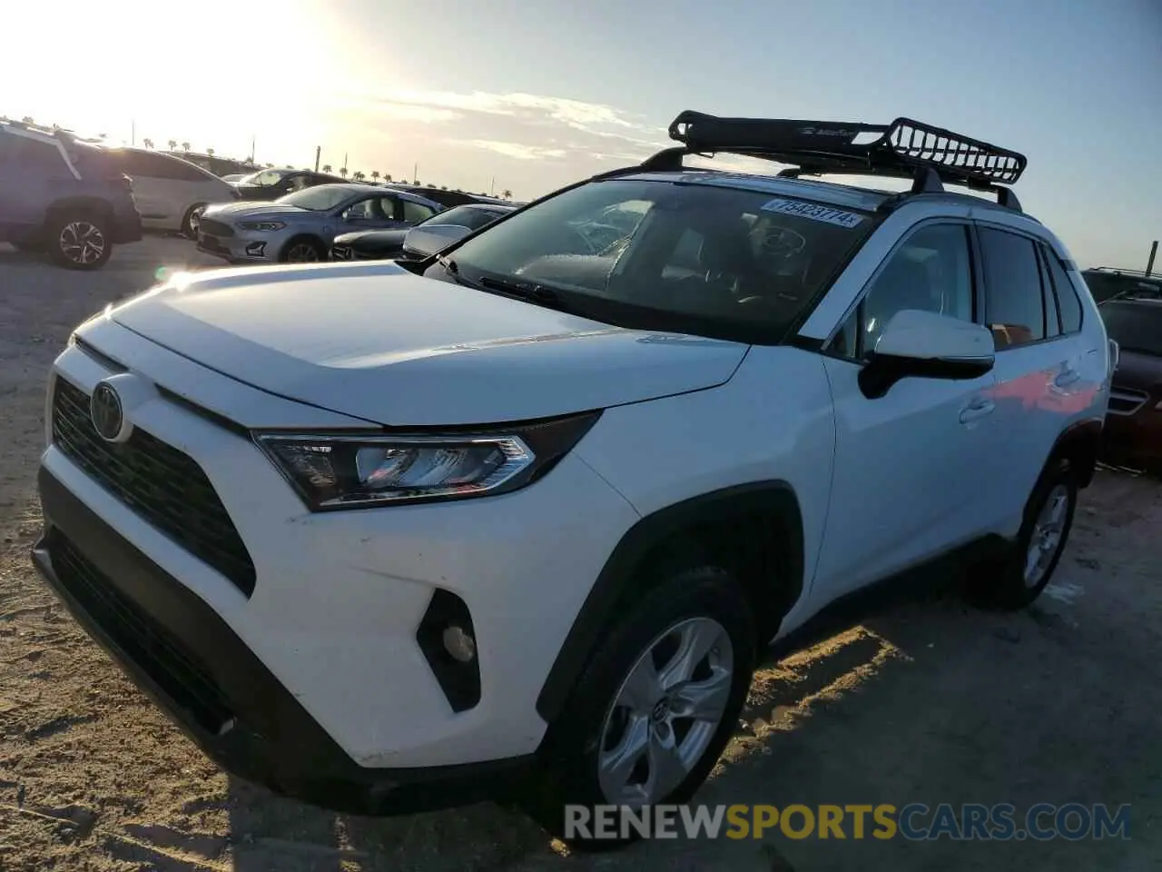 1 Photograph of a damaged car 2T3W1RFV7KC024309 TOYOTA RAV4 2019