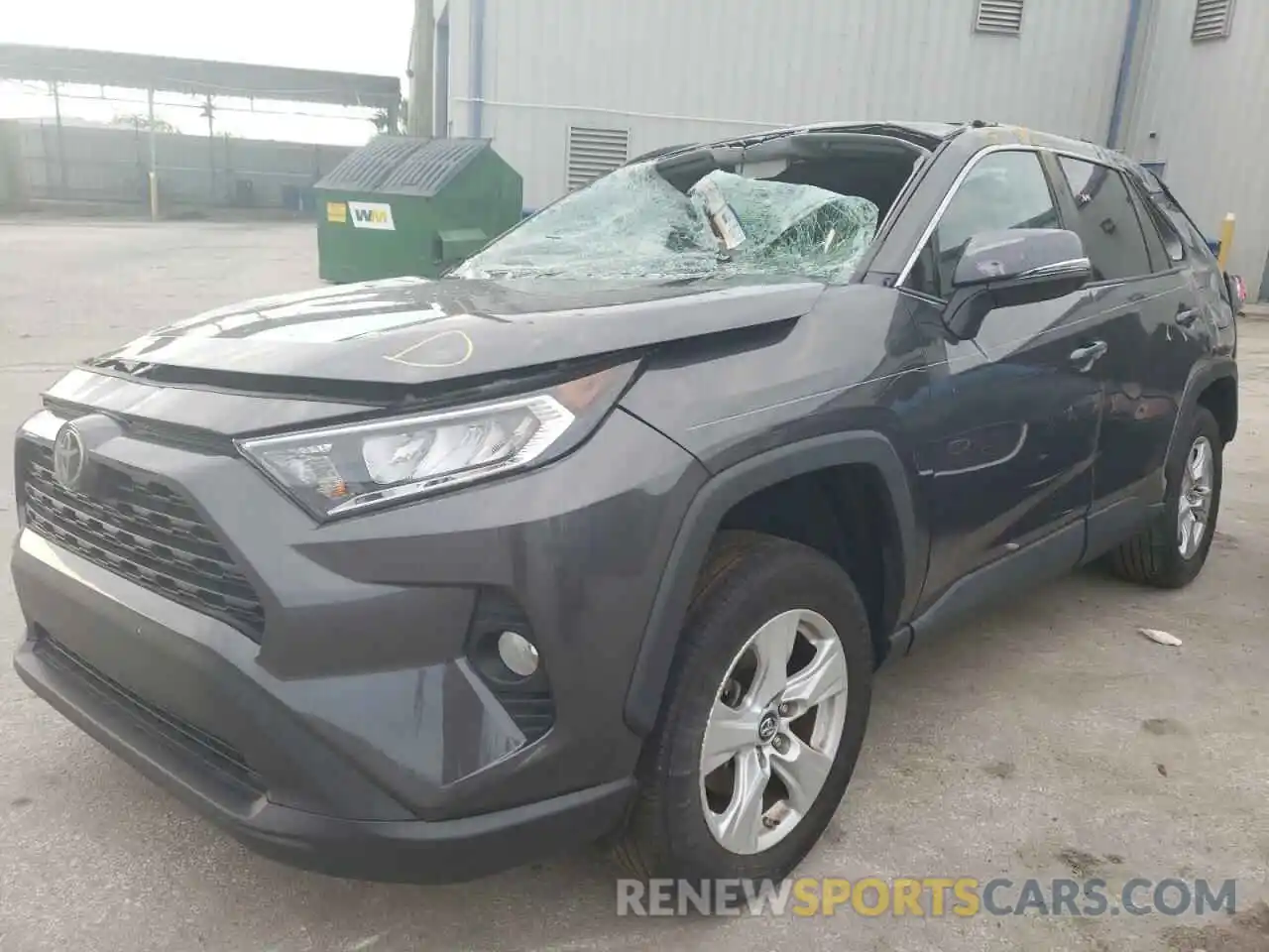 1 Photograph of a damaged car 2T3W1RFV7KW022459 TOYOTA RAV4 2019