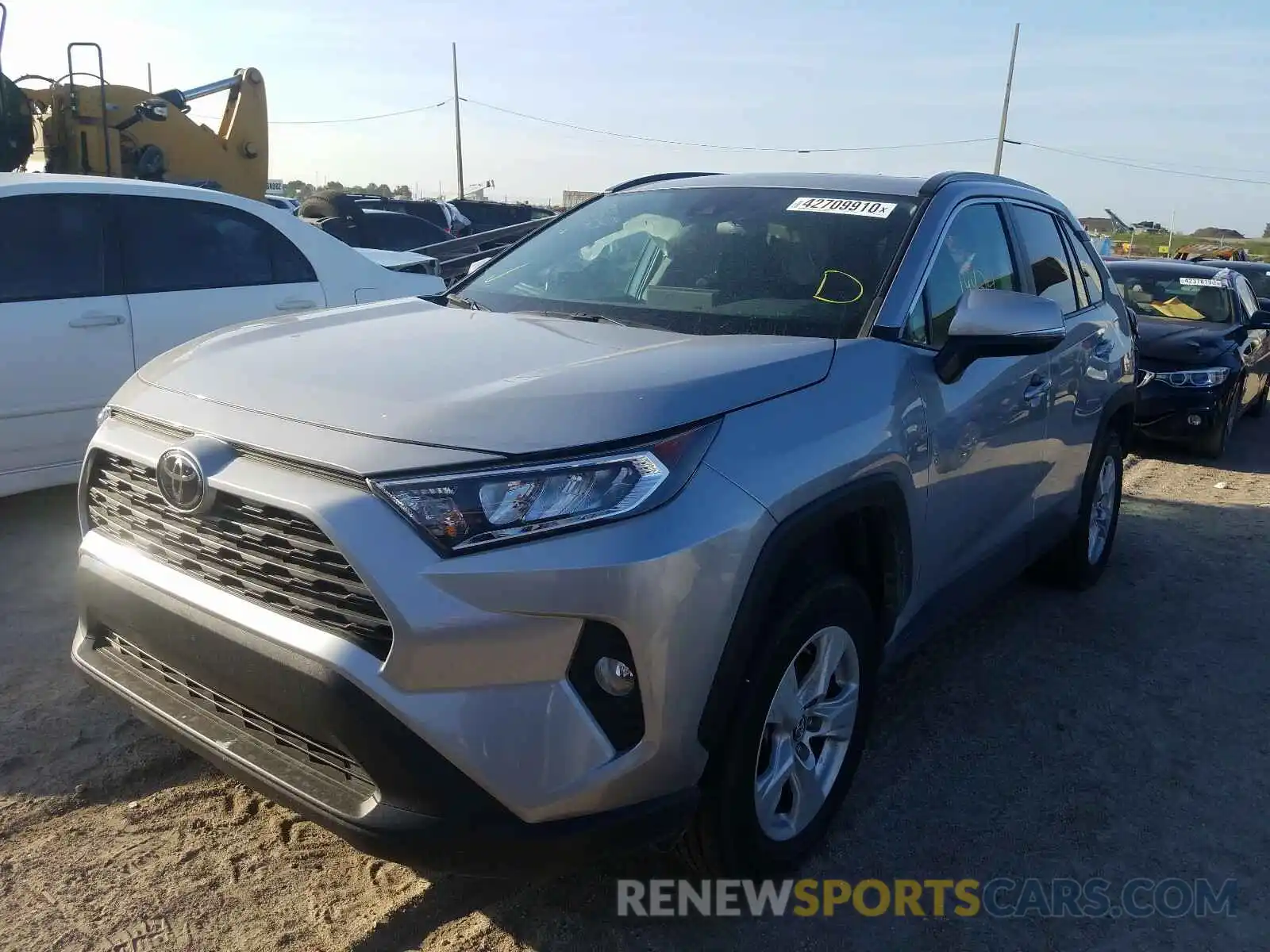 2 Photograph of a damaged car 2T3W1RFV7KW025958 TOYOTA RAV4 2019