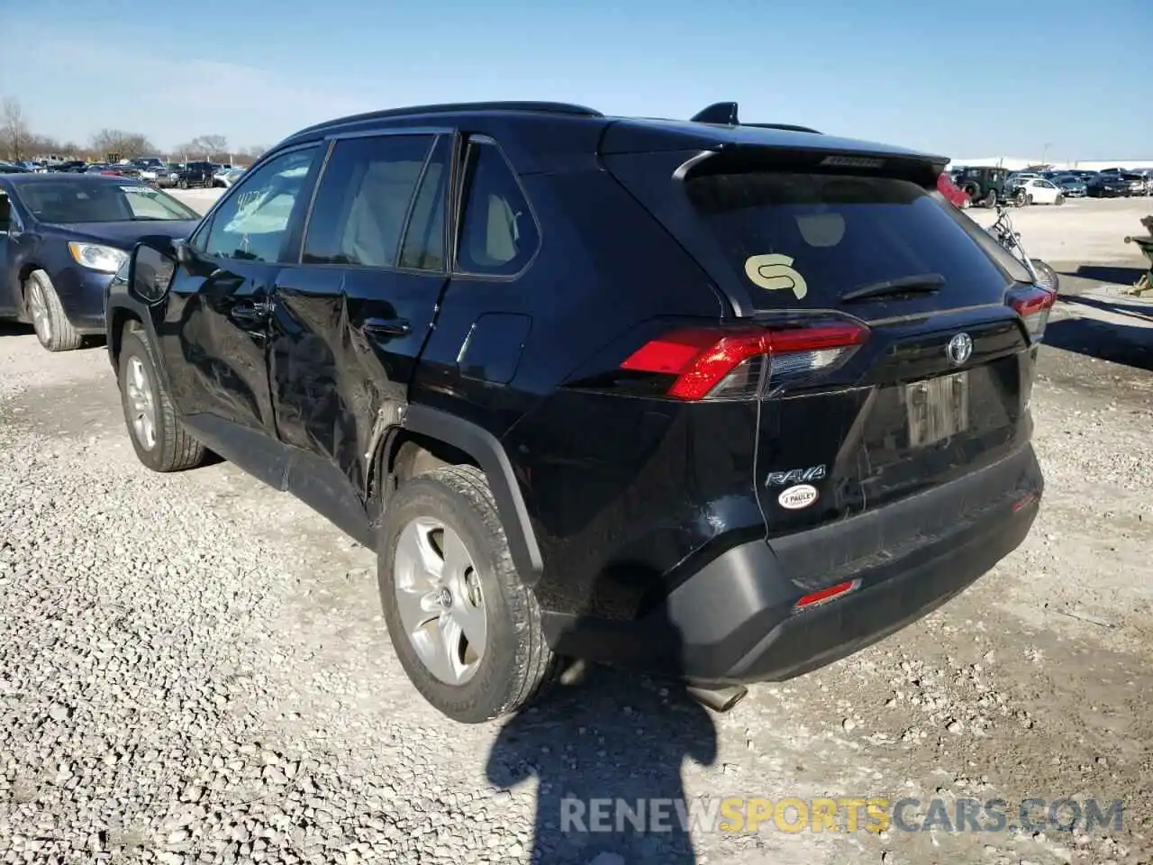 3 Photograph of a damaged car 2T3W1RFV7KW029816 TOYOTA RAV4 2019