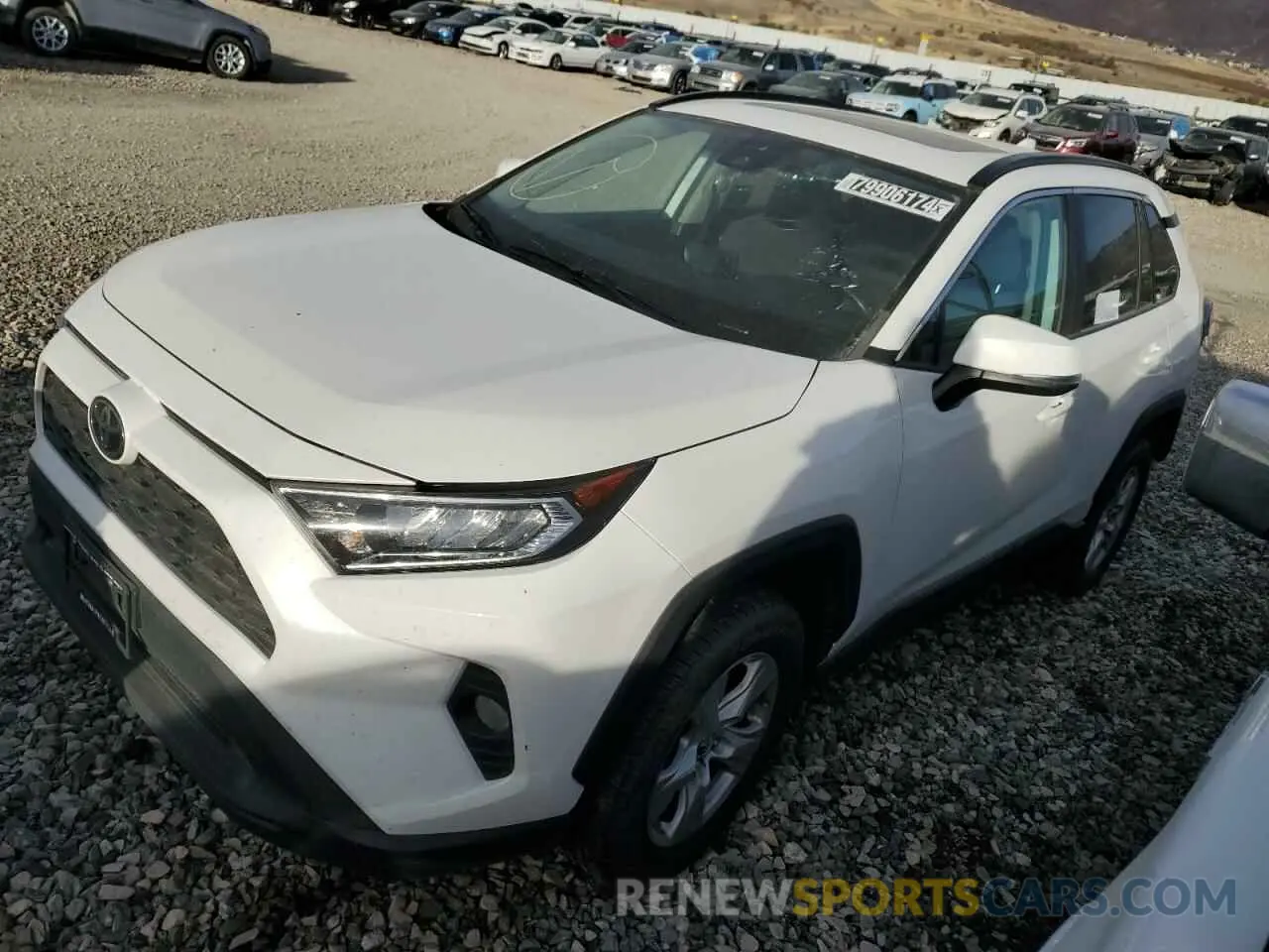 1 Photograph of a damaged car 2T3W1RFV7KW039780 TOYOTA RAV4 2019