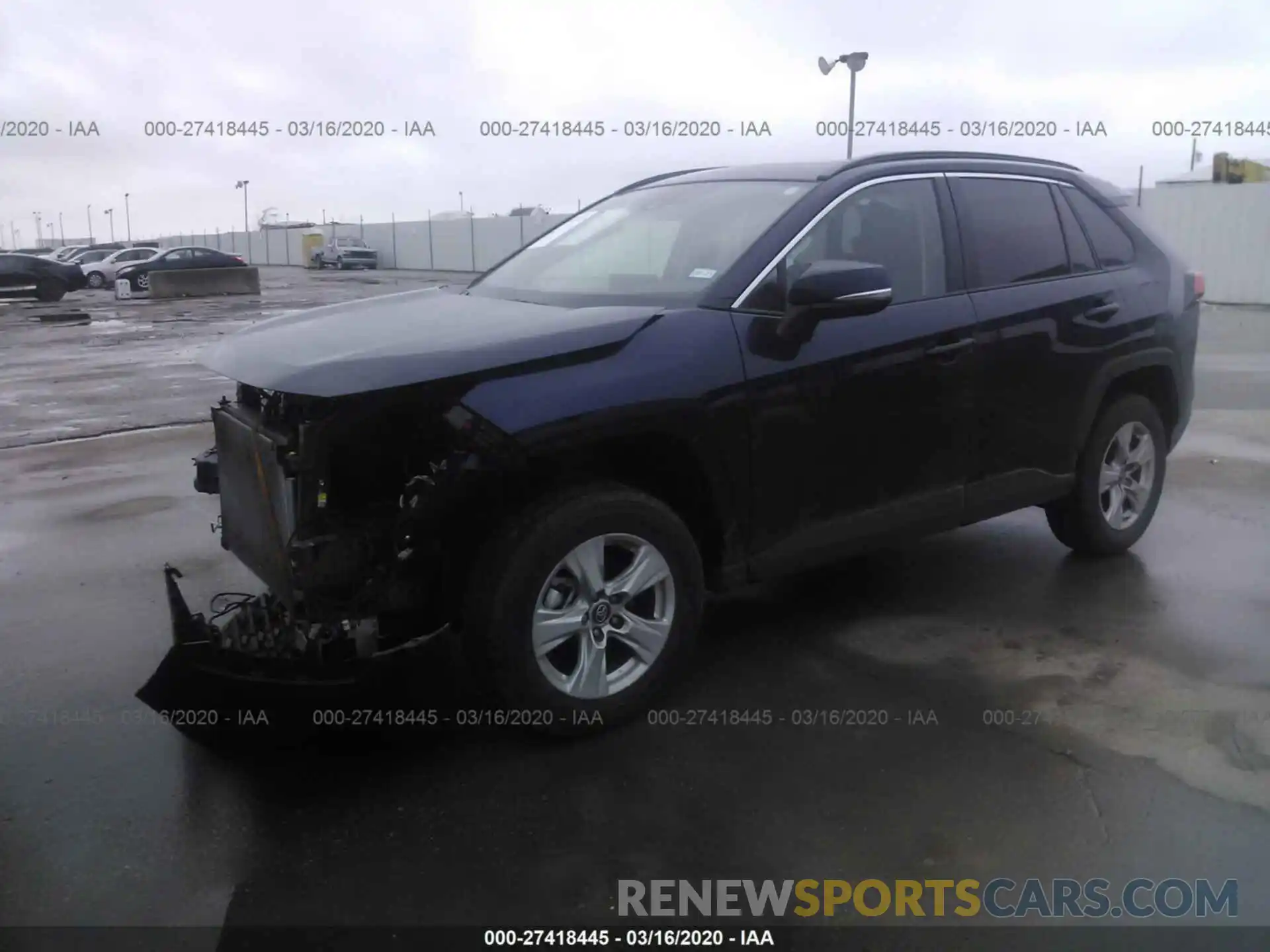 2 Photograph of a damaged car 2T3W1RFV7KW047667 TOYOTA RAV4 2019