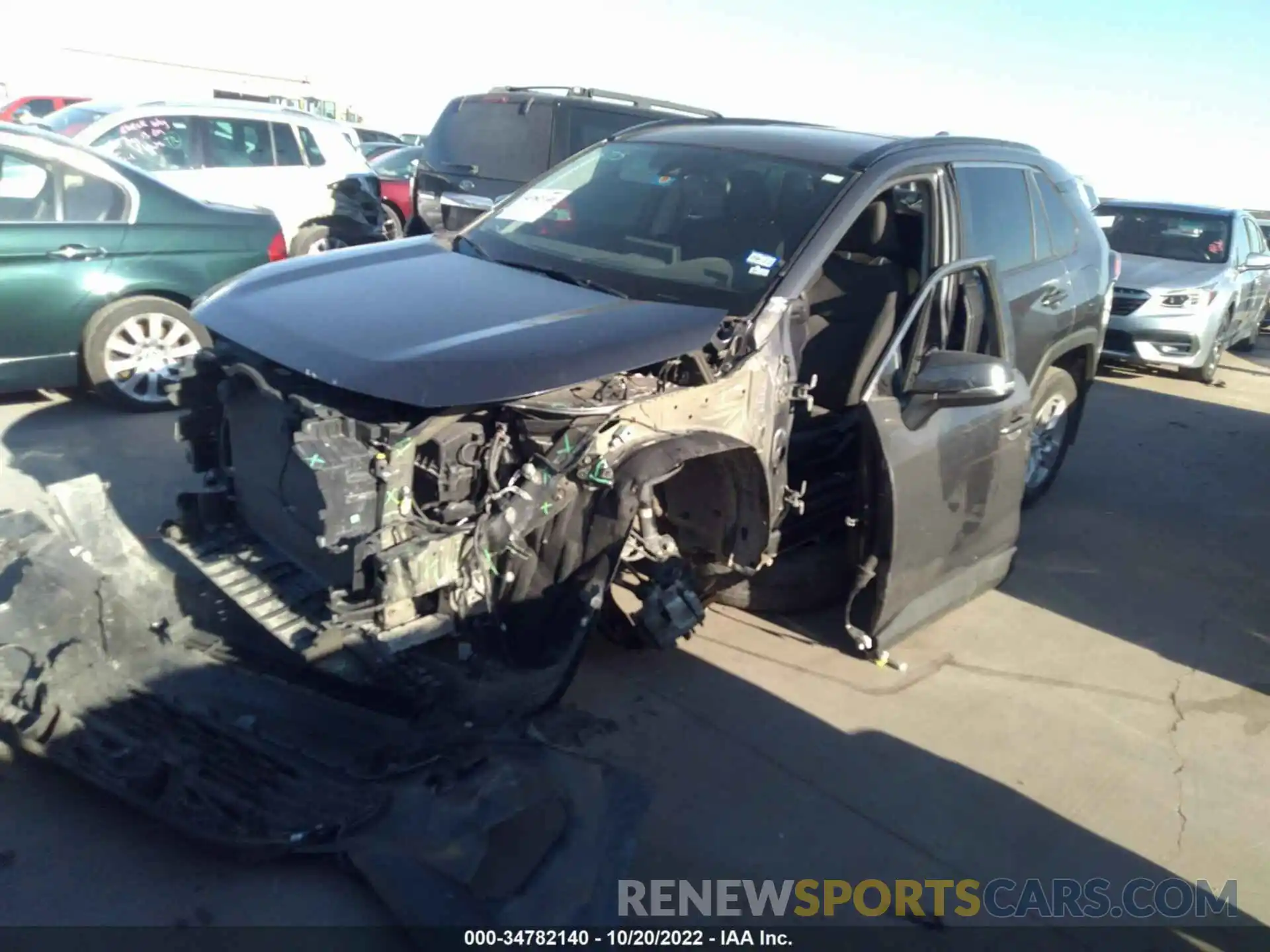 2 Photograph of a damaged car 2T3W1RFV7KW050939 TOYOTA RAV4 2019