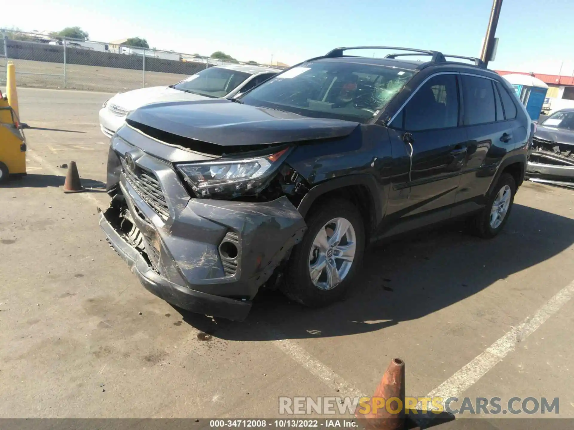 2 Photograph of a damaged car 2T3W1RFV7KW053419 TOYOTA RAV4 2019