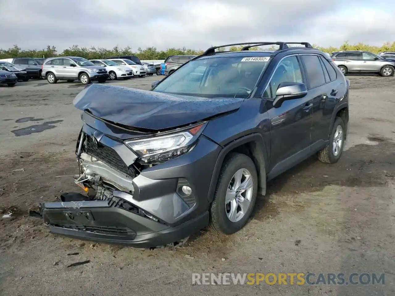 2 Photograph of a damaged car 2T3W1RFV8KC016624 TOYOTA RAV4 2019