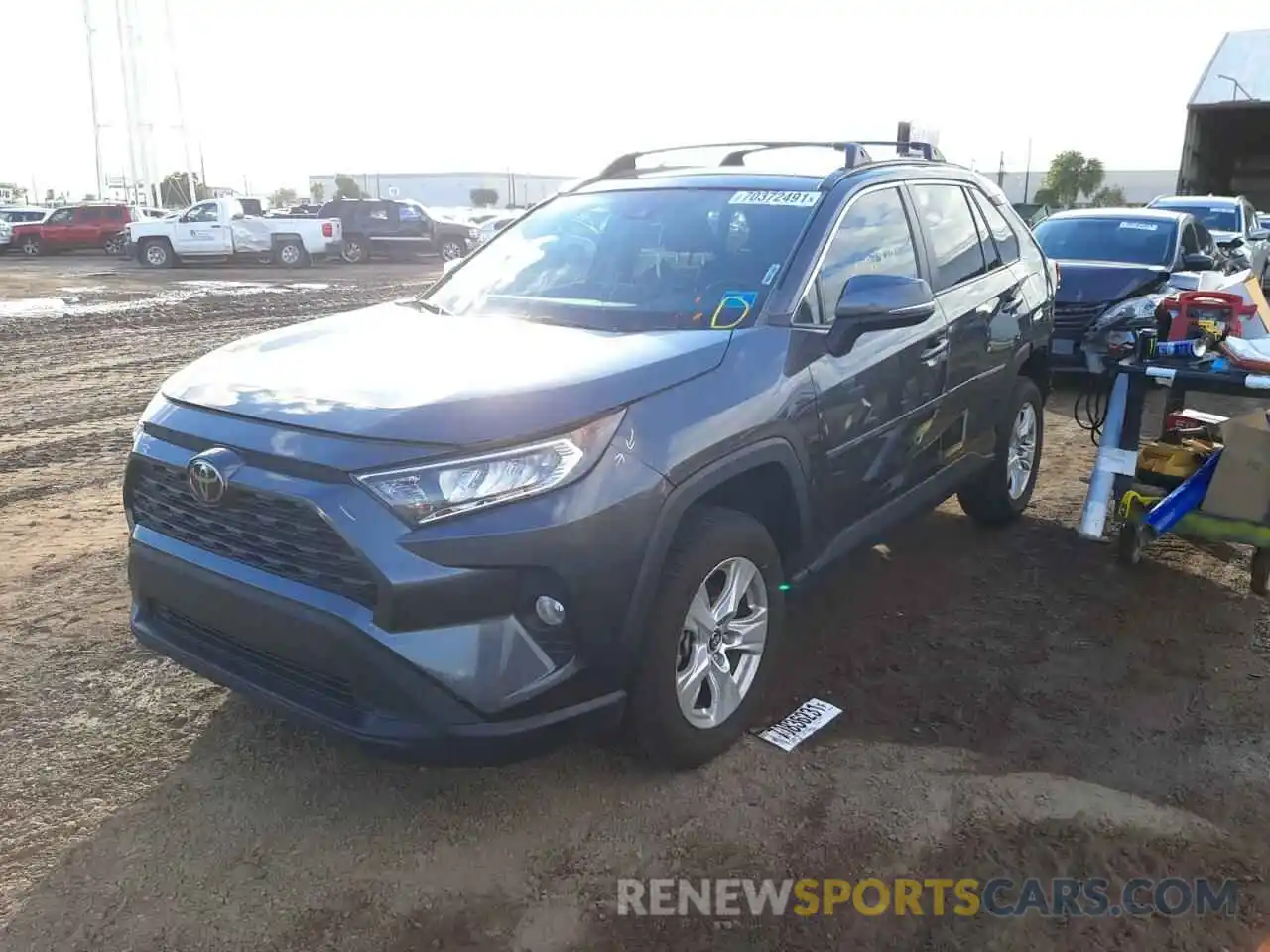 2 Photograph of a damaged car 2T3W1RFV8KC022469 TOYOTA RAV4 2019