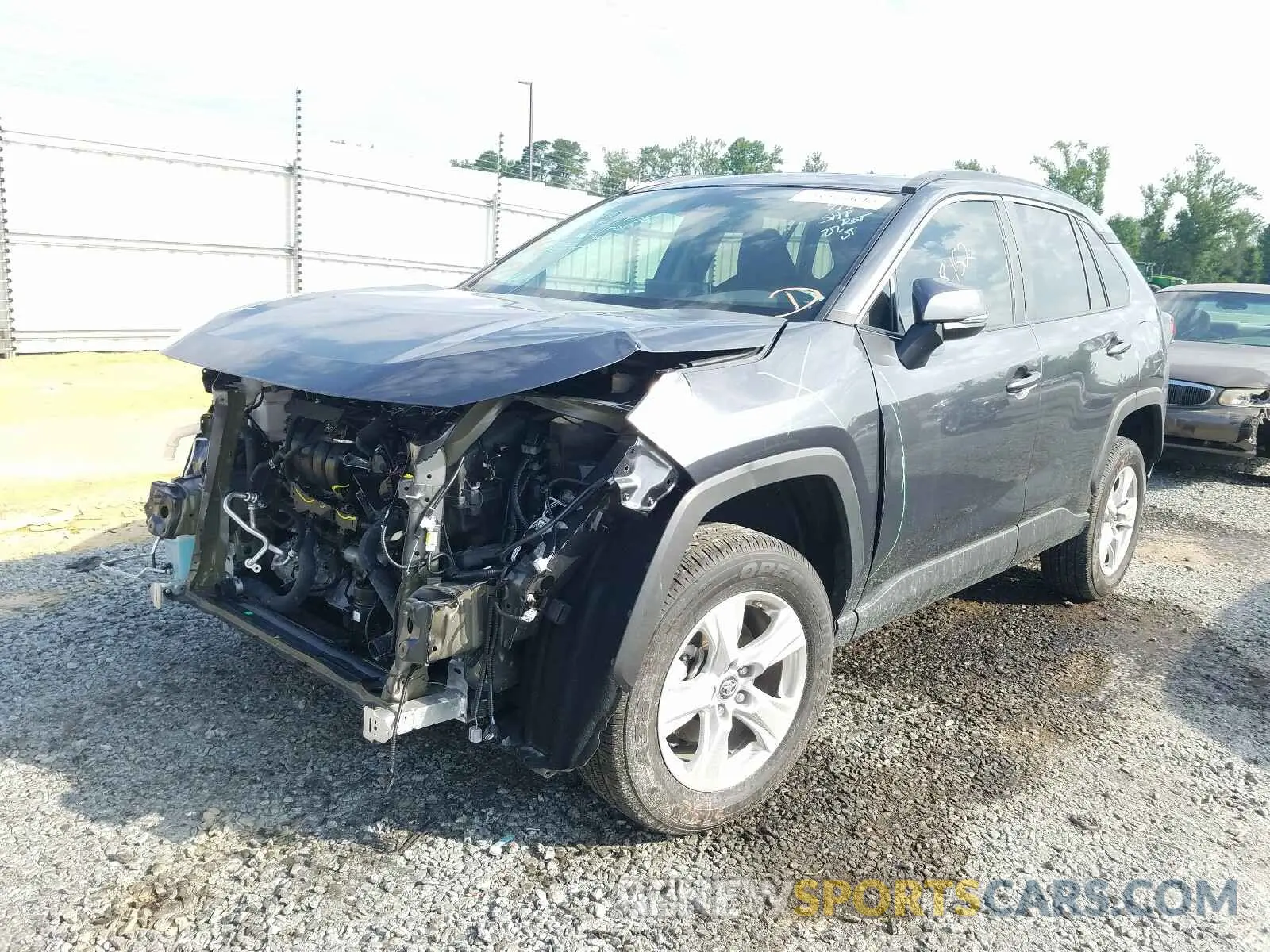 2 Photograph of a damaged car 2T3W1RFV8KC023315 TOYOTA RAV4 2019