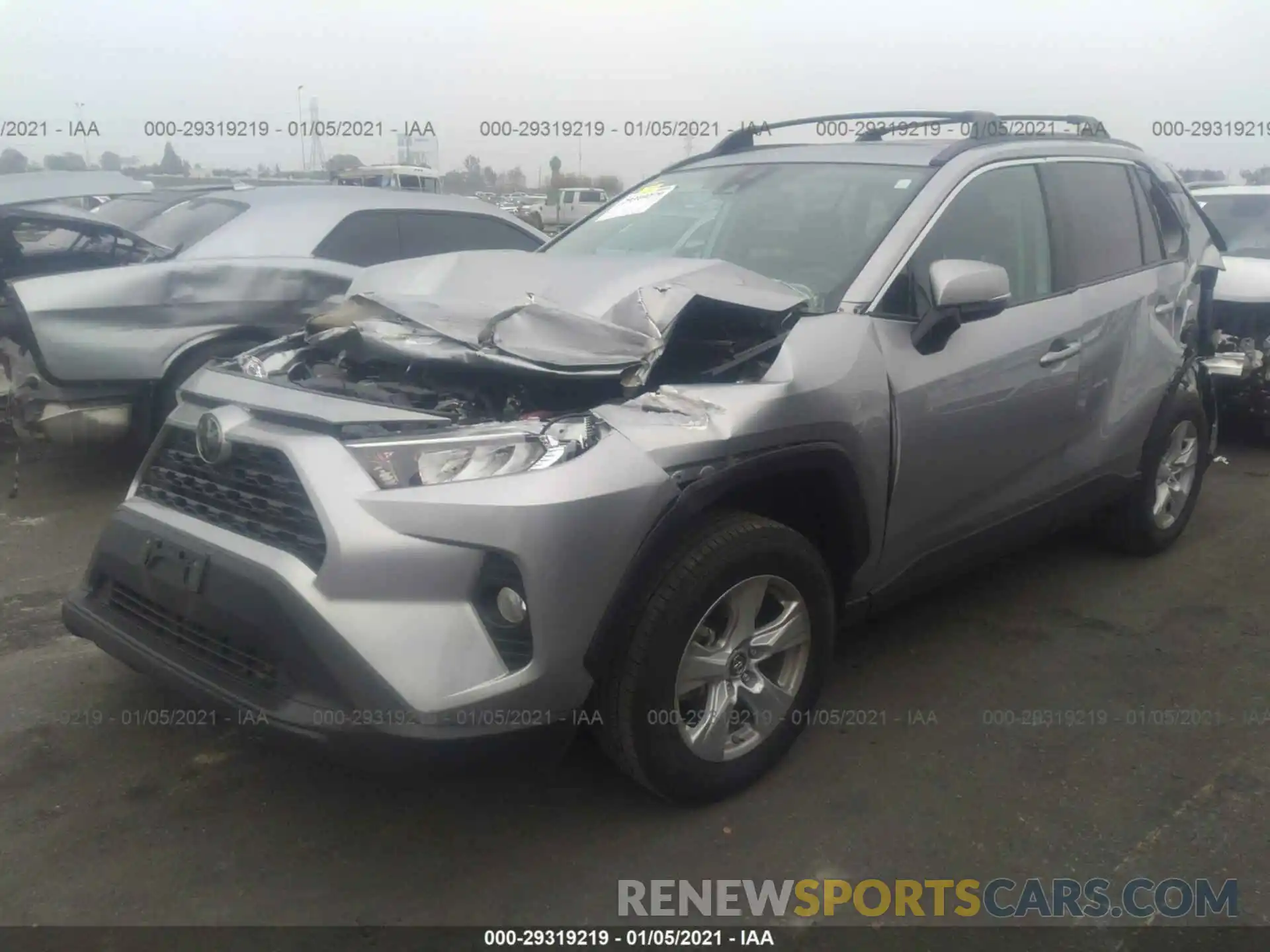 2 Photograph of a damaged car 2T3W1RFV8KC029082 TOYOTA RAV4 2019