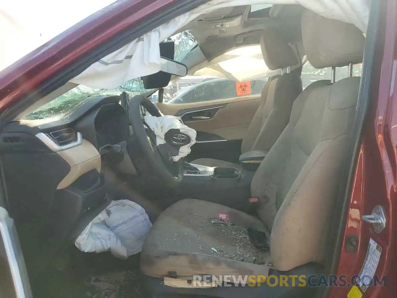 7 Photograph of a damaged car 2T3W1RFV8KW009025 TOYOTA RAV4 2019