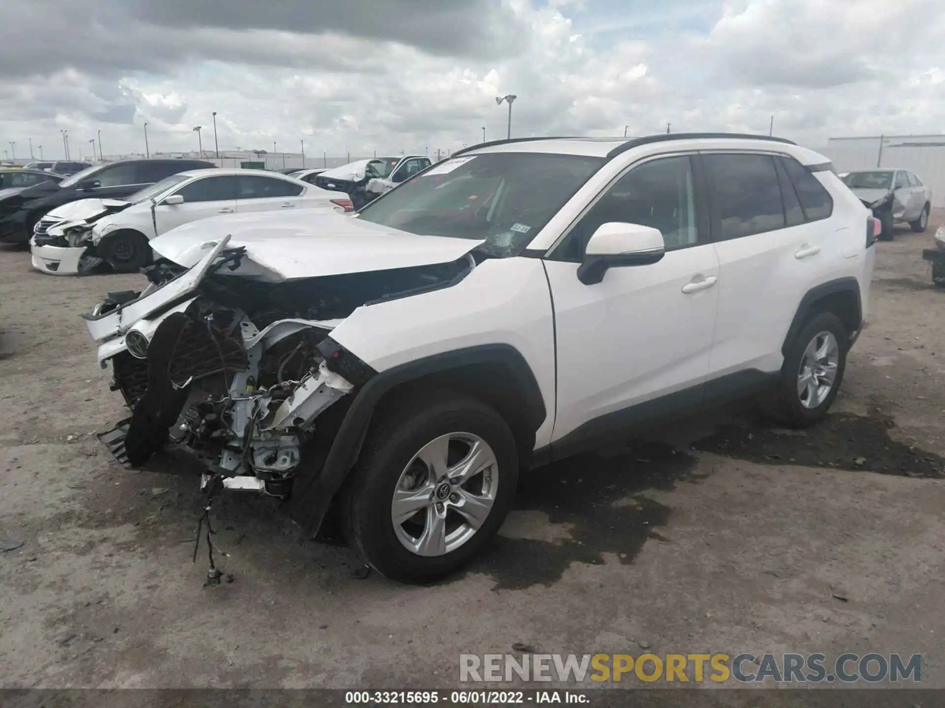 2 Photograph of a damaged car 2T3W1RFV8KW012801 TOYOTA RAV4 2019