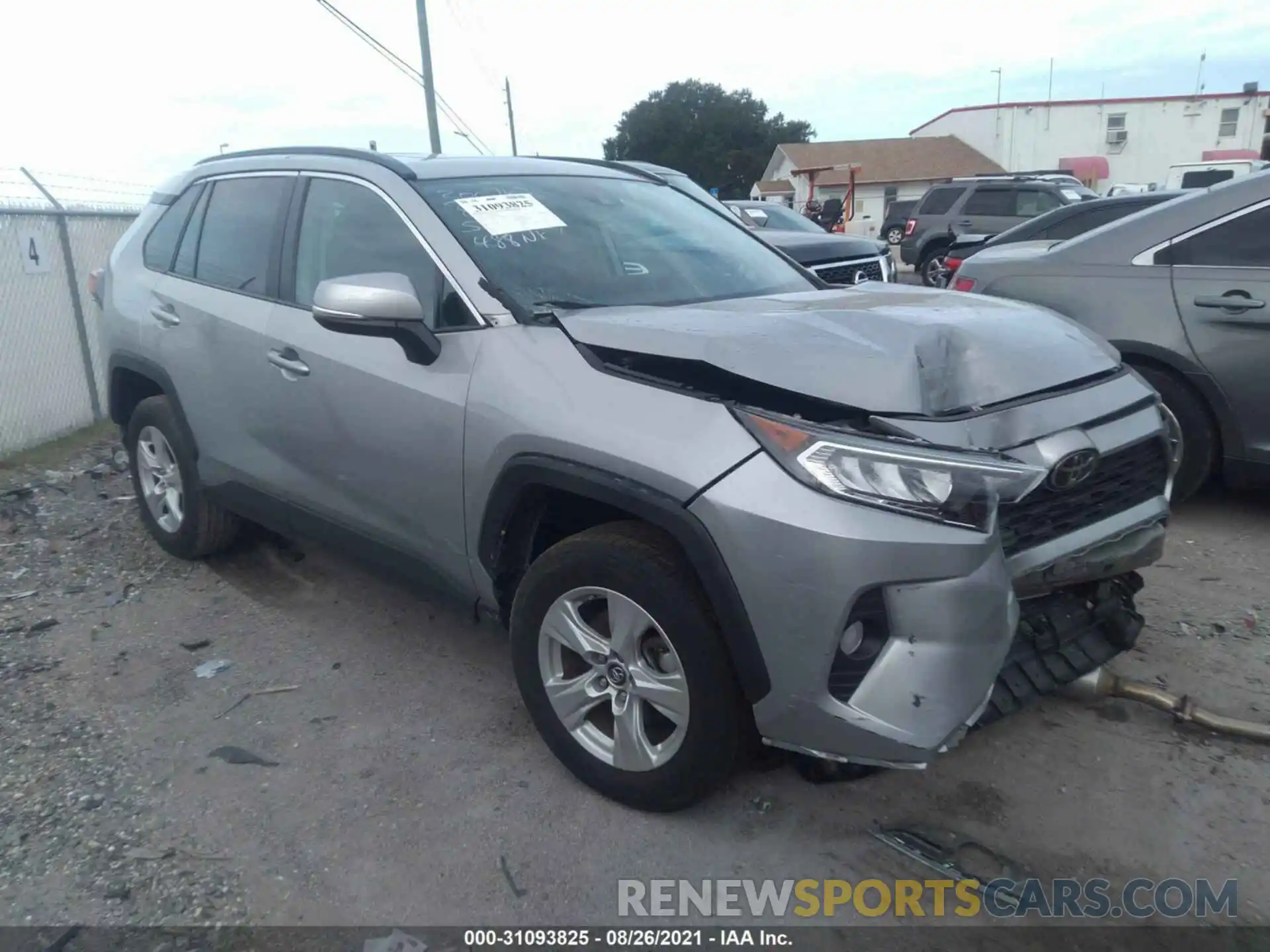 1 Photograph of a damaged car 2T3W1RFV8KW057155 TOYOTA RAV4 2019