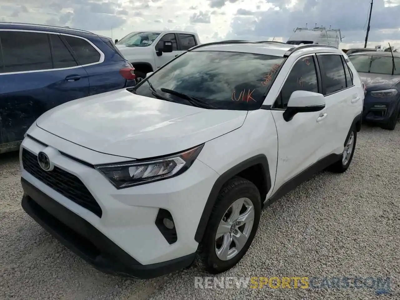 2 Photograph of a damaged car 2T3W1RFV9KC005521 TOYOTA RAV4 2019