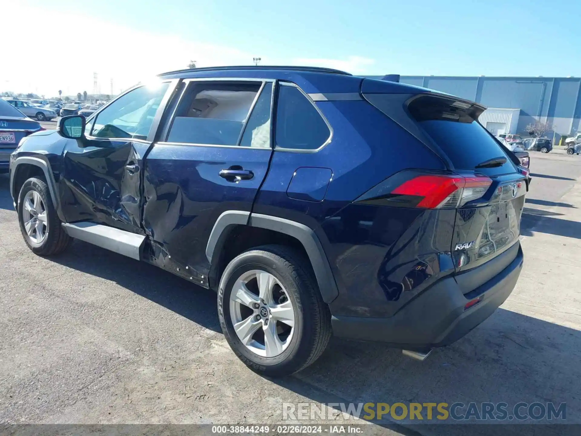 3 Photograph of a damaged car 2T3W1RFV9KC013795 TOYOTA RAV4 2019