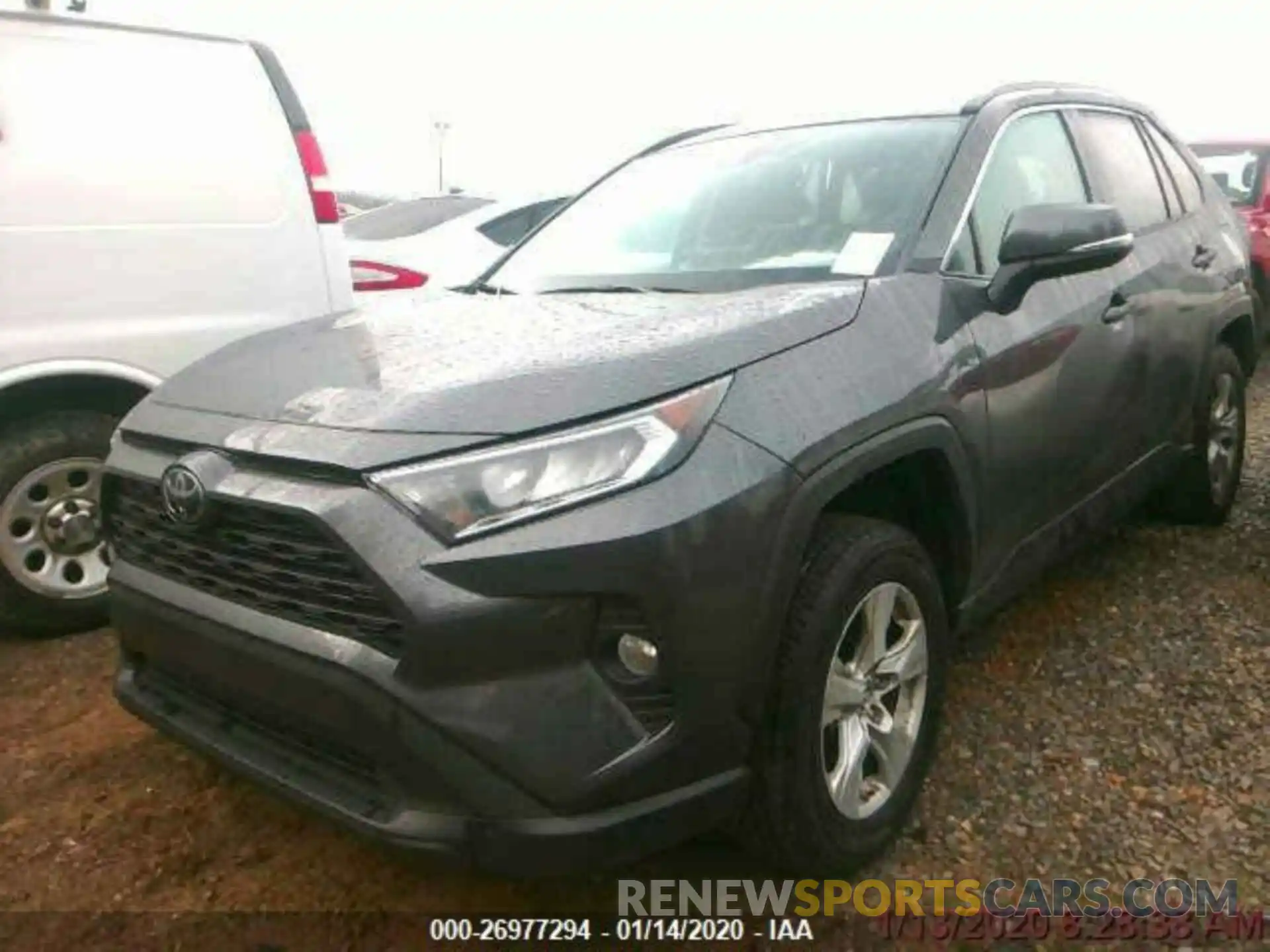 1 Photograph of a damaged car 2T3W1RFV9KW012791 TOYOTA RAV4 2019