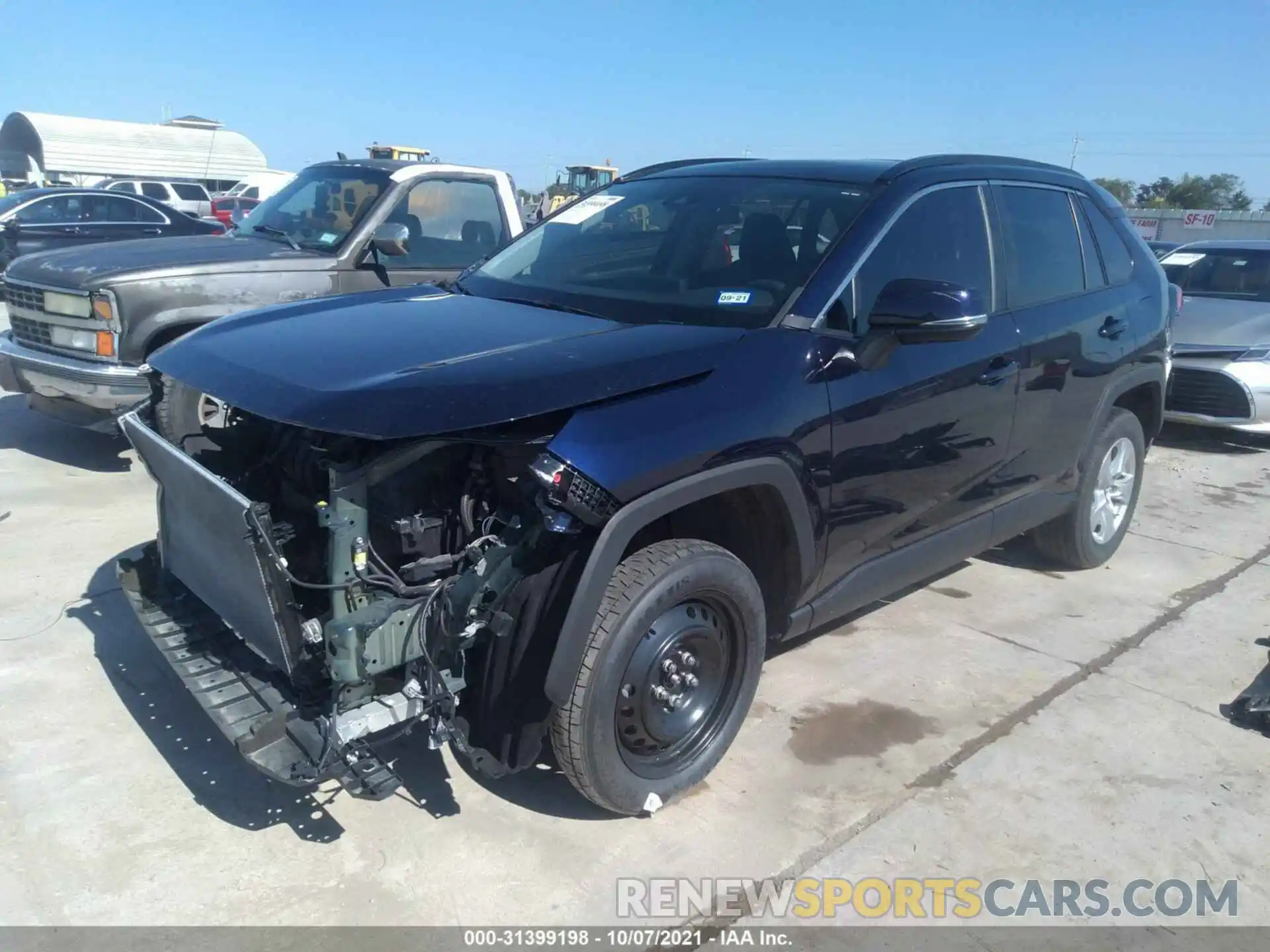 2 Photograph of a damaged car 2T3W1RFV9KW048545 TOYOTA RAV4 2019