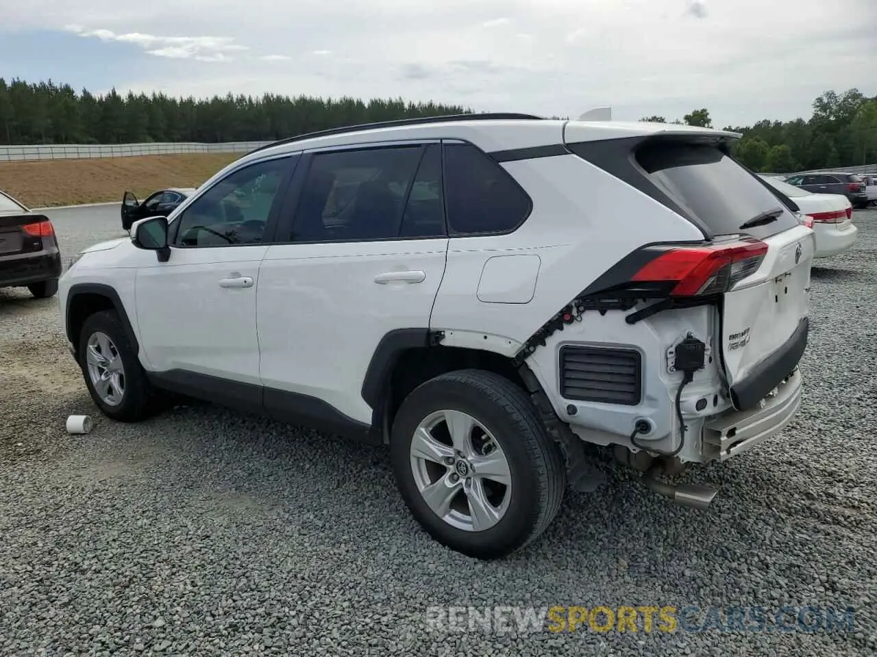 2 Photograph of a damaged car 2T3W1RFVXKC017757 TOYOTA RAV4 2019