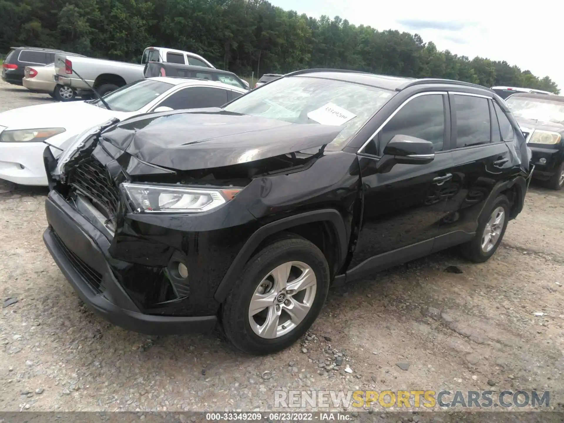 2 Photograph of a damaged car 2T3W1RFVXKC030184 TOYOTA RAV4 2019