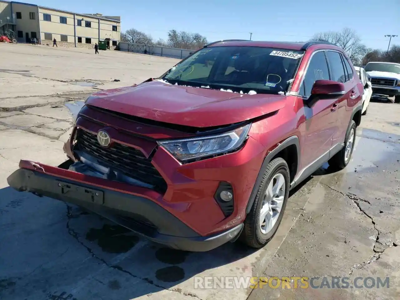 2 Photograph of a damaged car 2T3W1RFVXKC030511 TOYOTA RAV4 2019