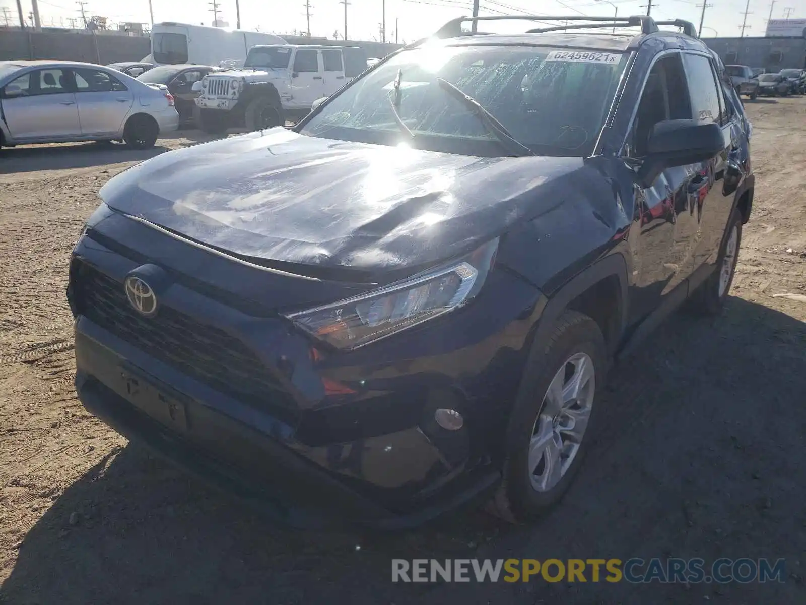 2 Photograph of a damaged car 2T3W1RFVXKW006174 TOYOTA RAV4 2019