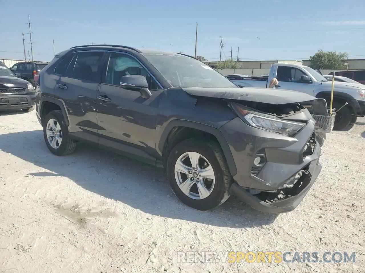4 Photograph of a damaged car 2T3W1RFVXKW012895 TOYOTA RAV4 2019